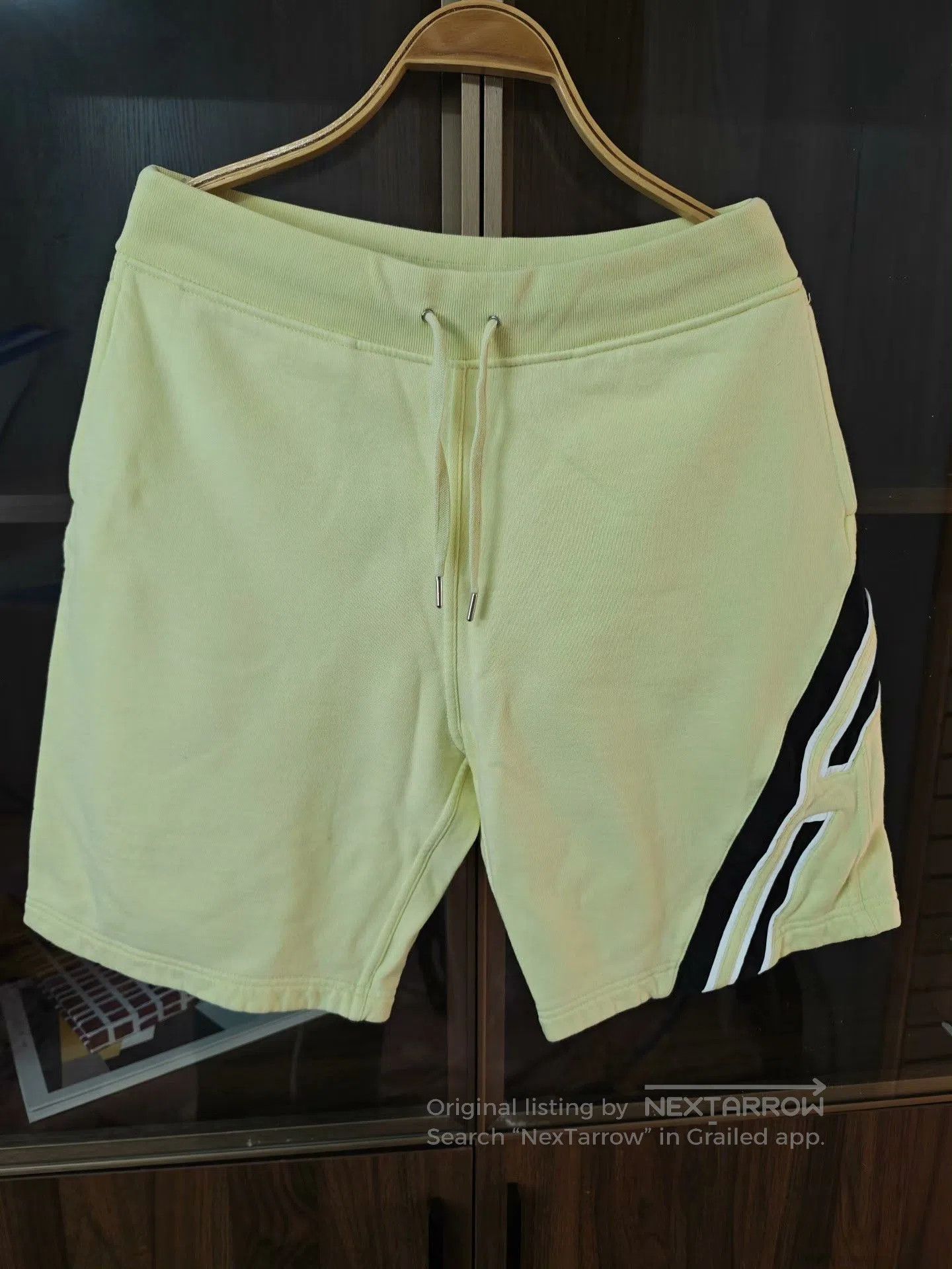 Hermes Hermes Green Fleece-Lined Sweat Shorts. Size US 36 / EU 52 - 3 Thumbnail