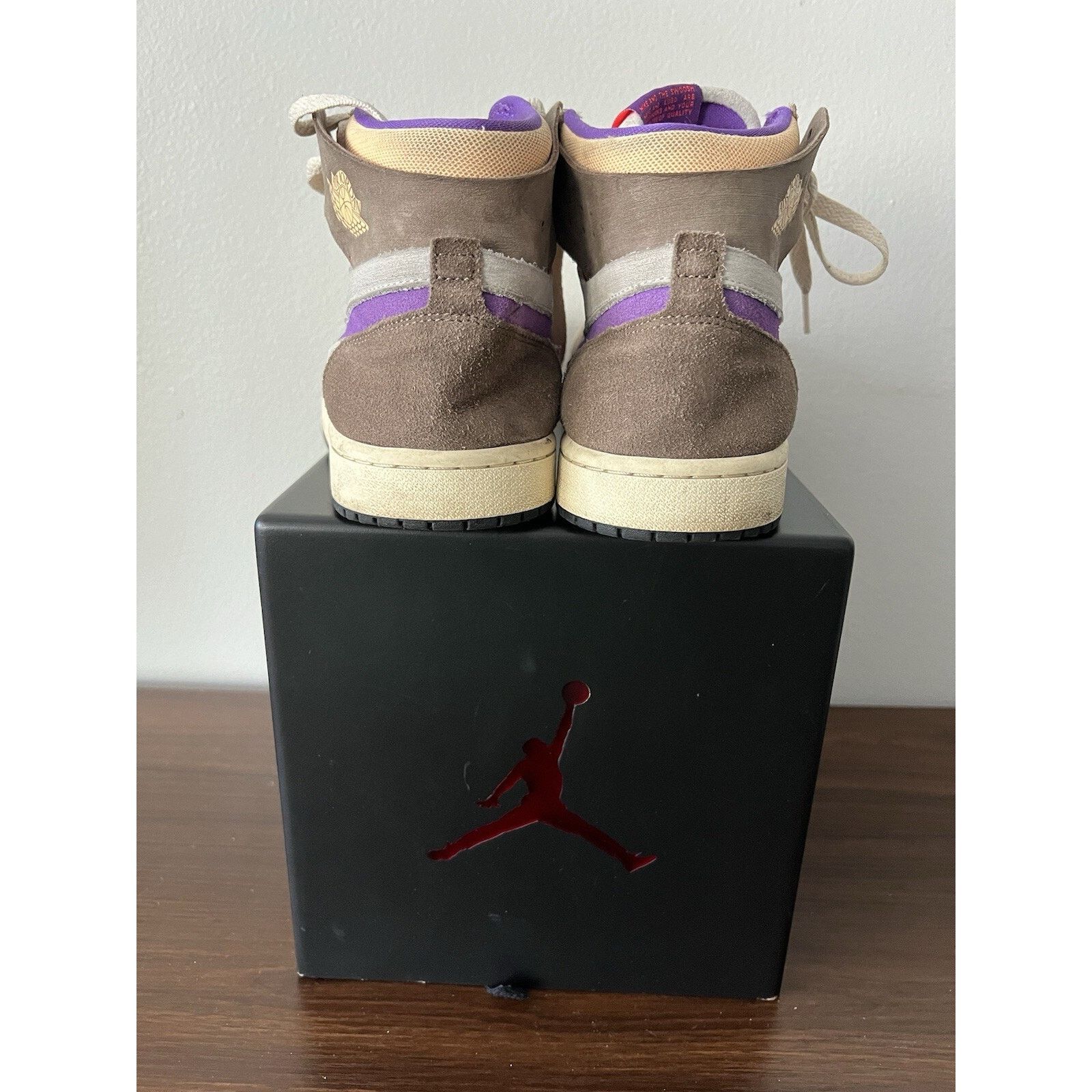 Nike Nike Air Jordan 1 Zm Mens Palomino Berry Fashion Sneakers 8 Size US 8 / EU 41 - 4 Thumbnail
