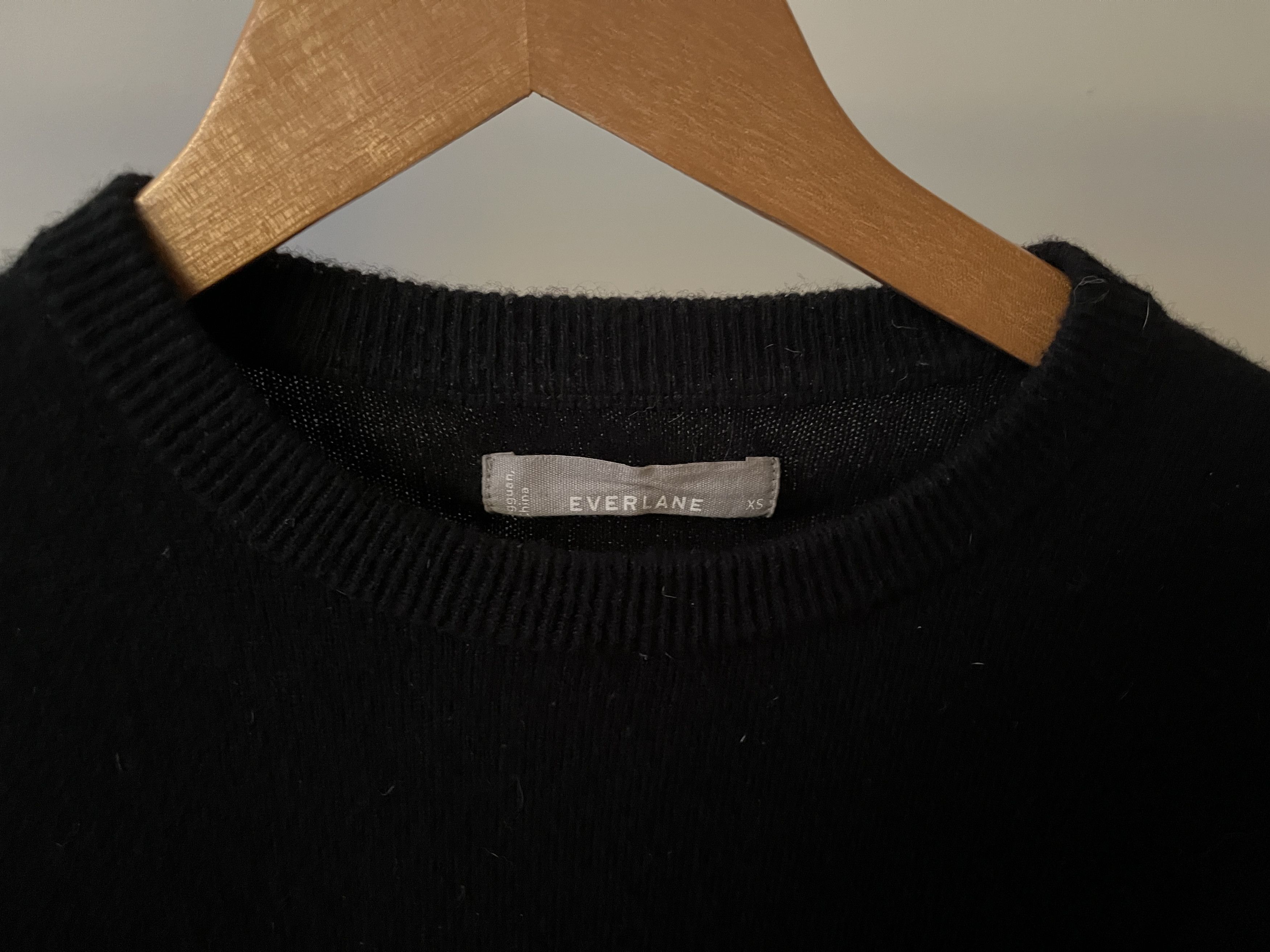 Everlane Everlane black cashmere crewneck sweater, XS Size US XS / EU 42 / 0 - 2 Thumbnail