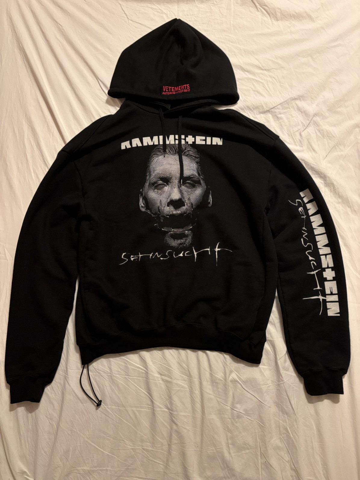 vetements rammstein 正規品 Vetements Vetements Rammstein Hoodie ( Thick Version ) | Grailed