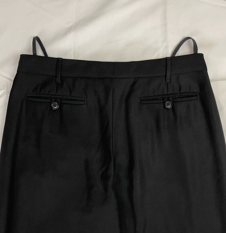 Helmut Lang HELMUT LANG Black suit trousers with a belt Size 27" / US 4 / IT 40 - 7 Thumbnail