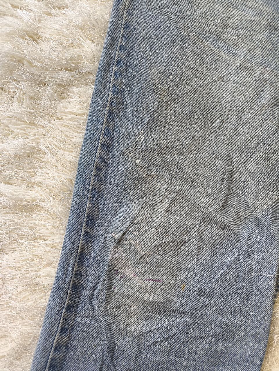 Levi's Vintage Clothing LEVI'S 505 Regular Fit Medium Wash Distressed Denim Jeans Size US 34 / EU 50 - 7 Thumbnail