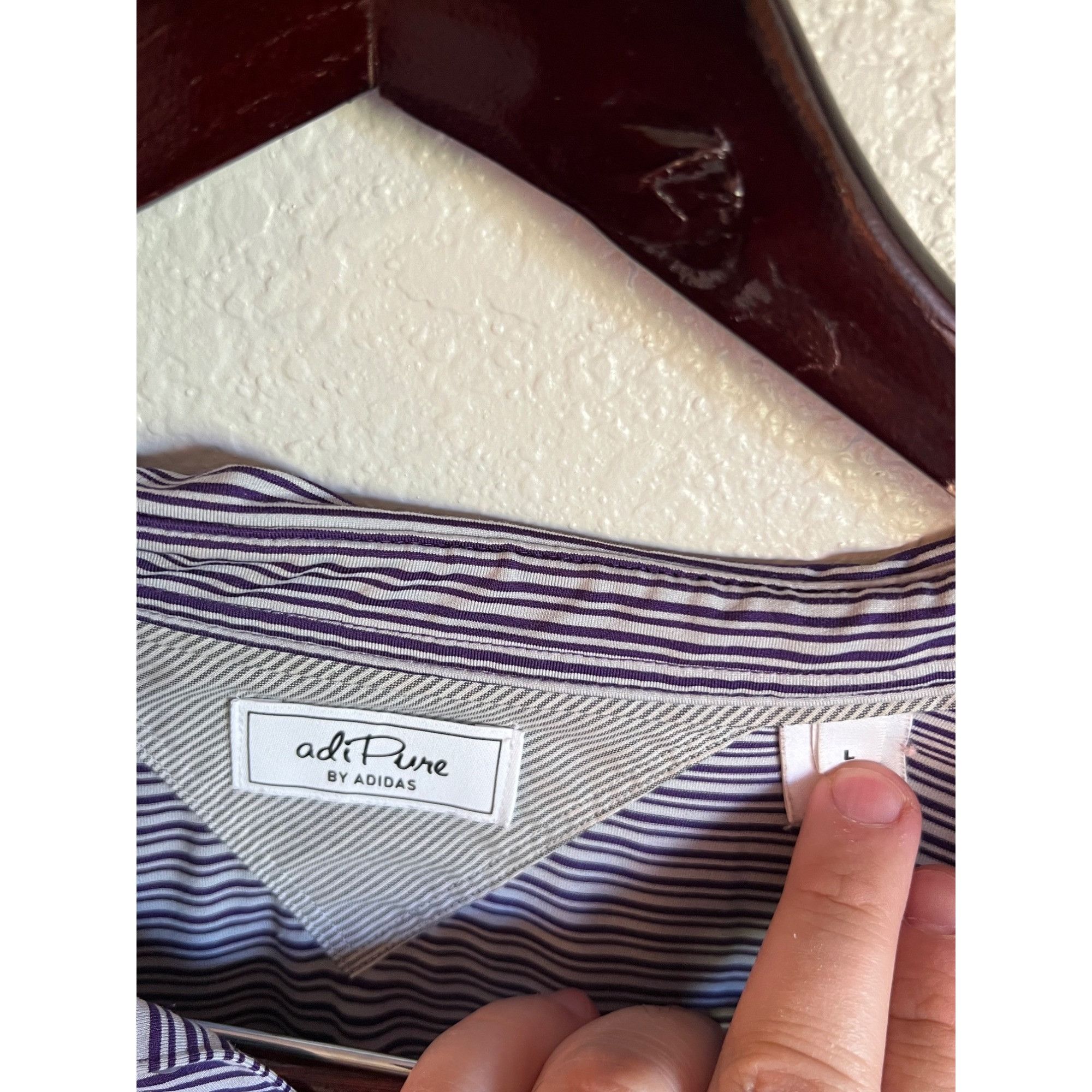 Adidas AdiPure by Adidas Polo Shirt - Size L Size US L / EU 52-54 / 3 - 2 Thumbnail