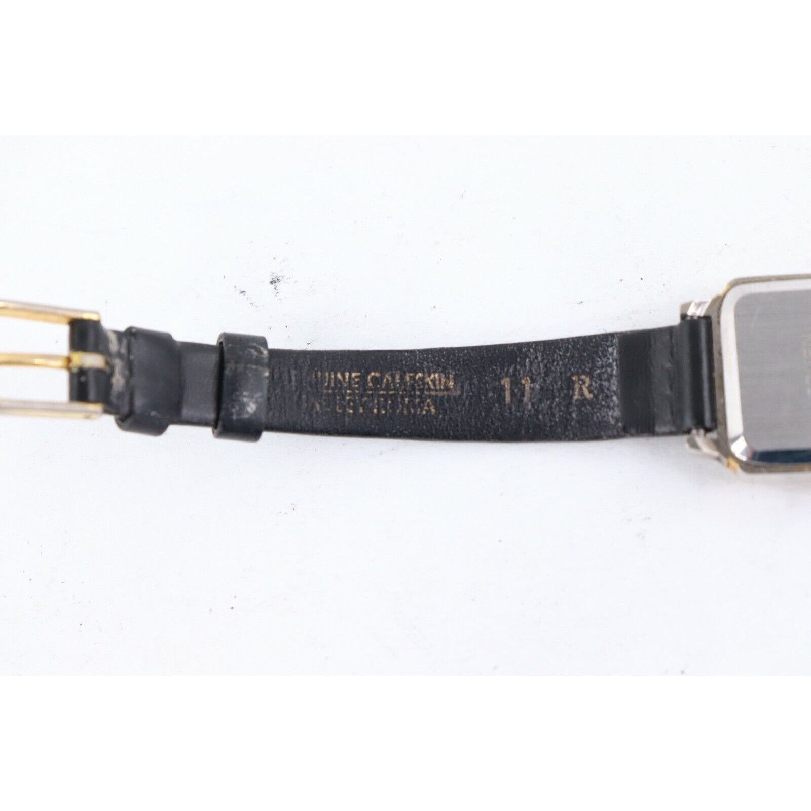 Vintage Vintage 80s Gruen Precision Steel Gold Leather Band Watch Size ONE SIZE - 7 Thumbnail