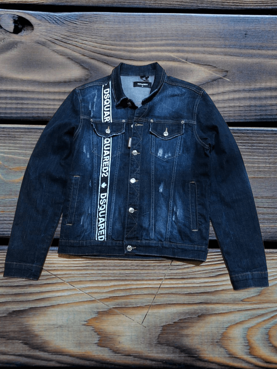 Dsquared2 Dsquared2 Logo distressed Denim Jacket Size US M / EU 48-50 / 2 - 1 Thumbnail