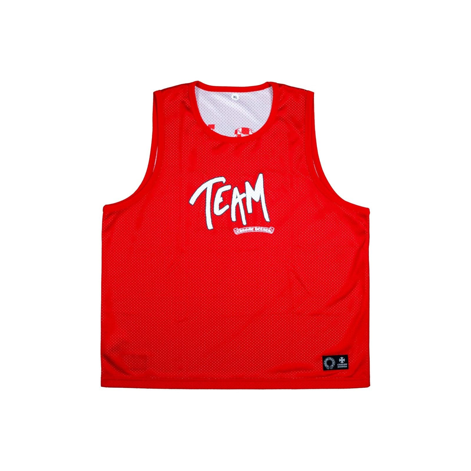 Chrome Hearts Matty Boy Sports Mesh Reversible Basketball Jersey 'Red' Size US S / EU 44-46 / 1 - 1 Thumbnail