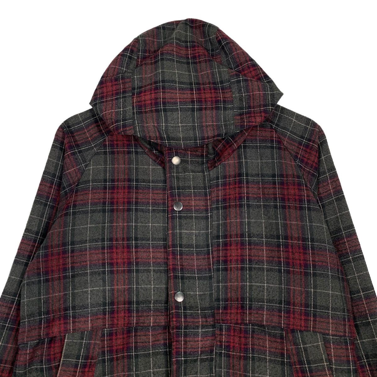 Japanese Brand PIRATES Tartan Checked Plaid Hoodie Jacket #0074-C5 Size US M / EU 48-50 / 2 - 3 Thumbnail