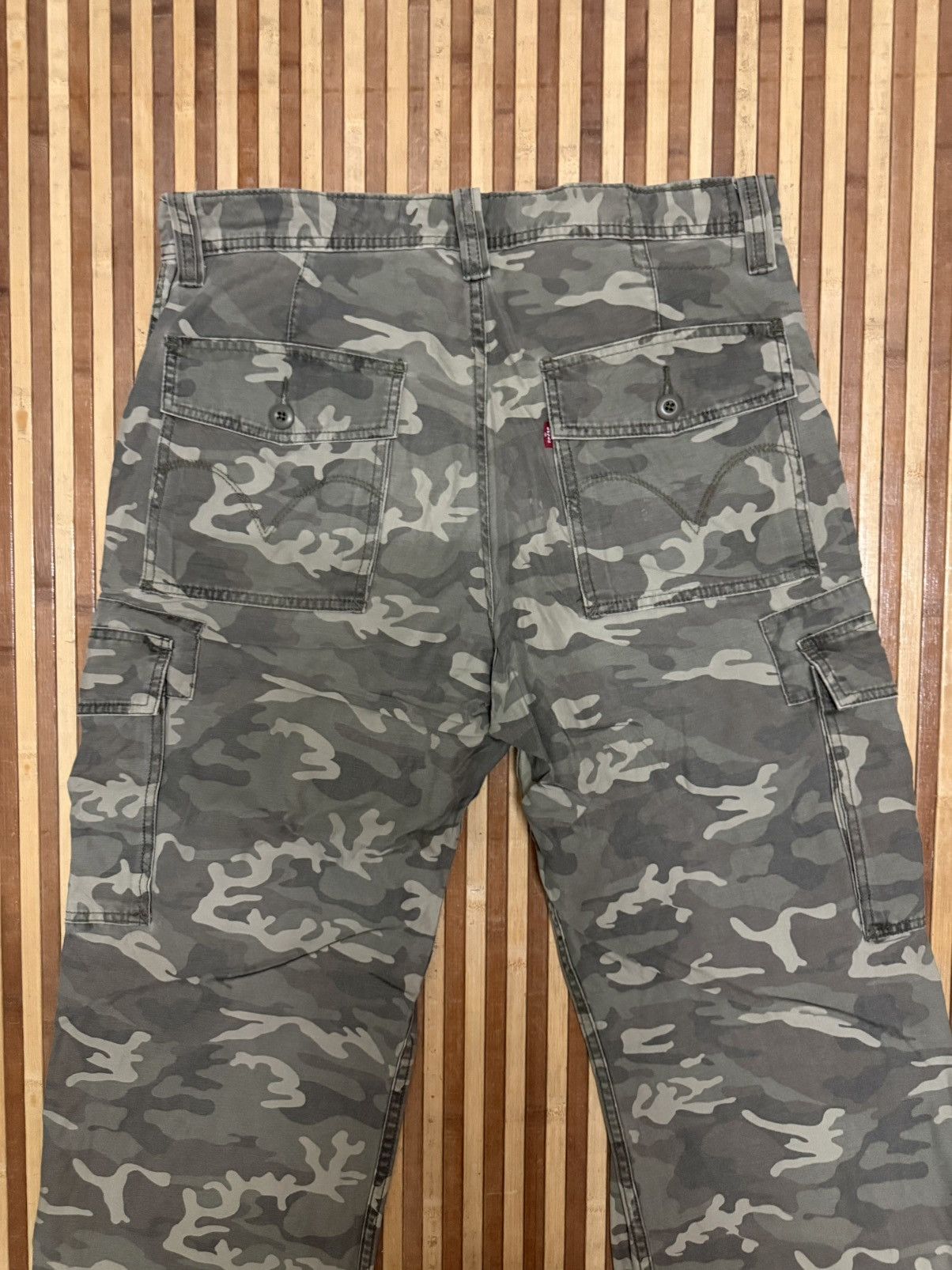 Levi's Levis Camouflage Cargo Pants / Multipocket / Streetwear Size US 36 / EU 52 - 7 Thumbnail