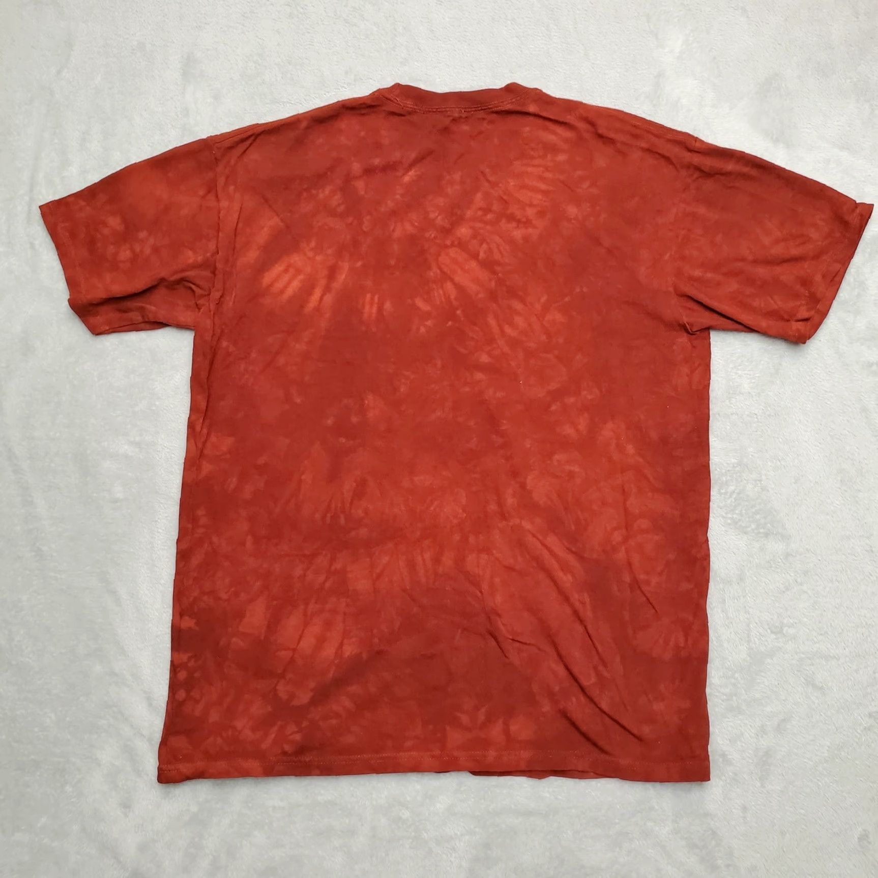 The Mountain The Mountain Shirt Mens L Red Tie Dye Wolf Short Sleeve Crew Neck Chief Dog Size US L / EU 52-54 / 3 - 4 Thumbnail