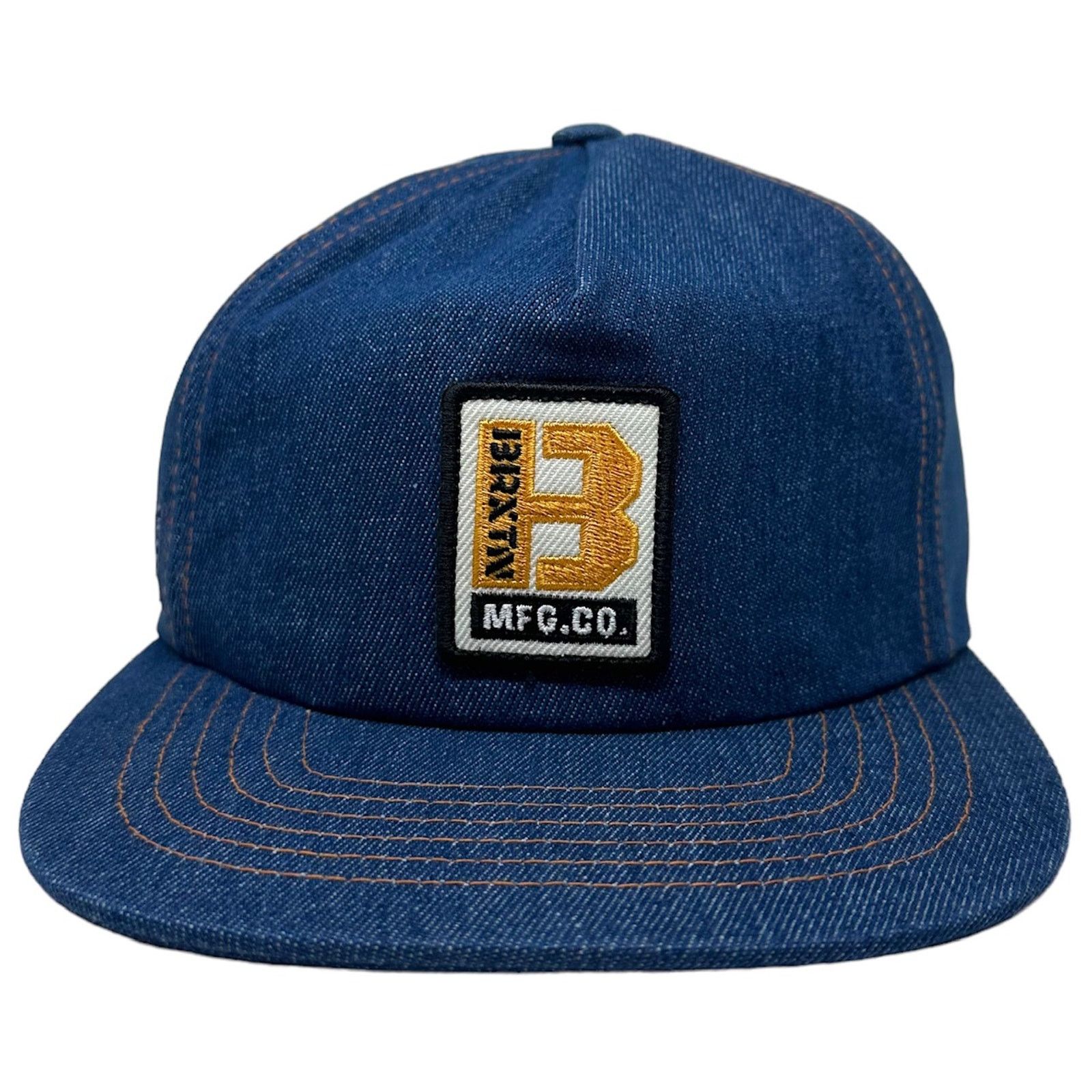Brixton Brixton Men's Snapback Hat Builders MP Adjustable Blue Denim Size ONE SIZE - 2 Thumbnail