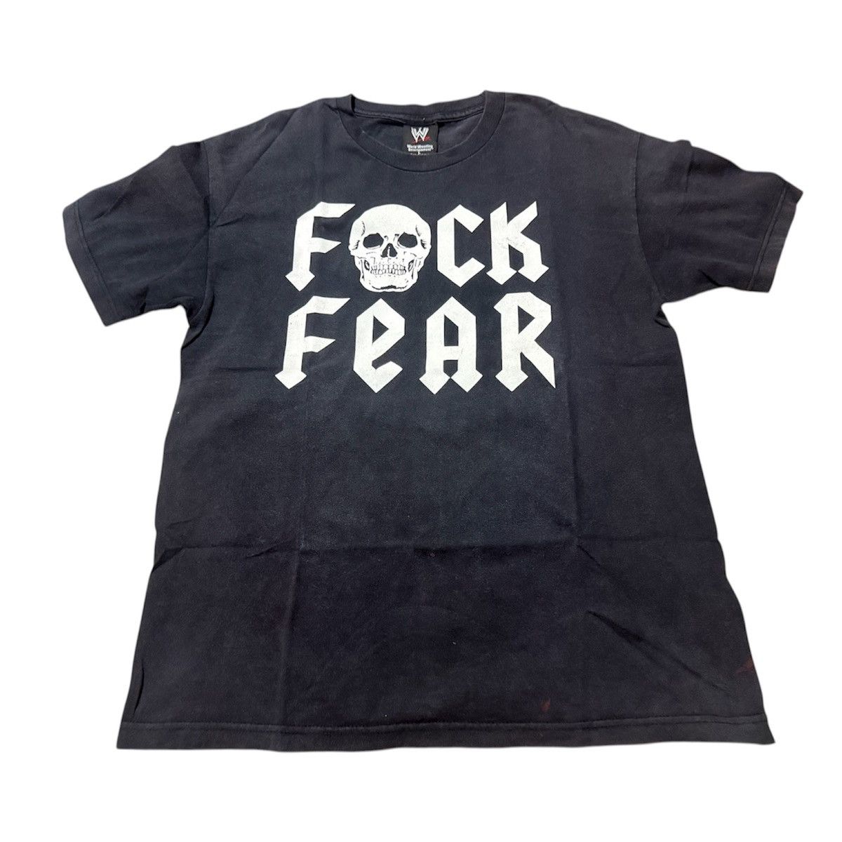 Vintage 00s WWE Stone Cold F*CK FEAR T-Shirt Faze Banks