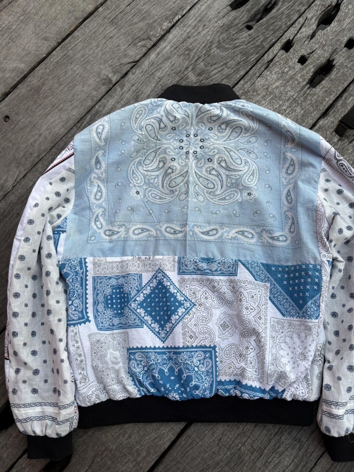 Handmade Bandana White Custom Made Jacket Size US L / EU 52-54 / 3 - 5 Thumbnail