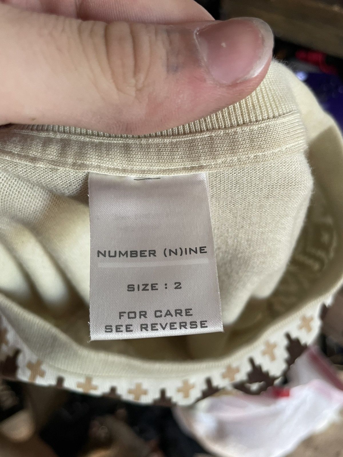 Number (N)ine Tribal print NN shirt Size US S / EU 44-46 / 1 - 3 Thumbnail