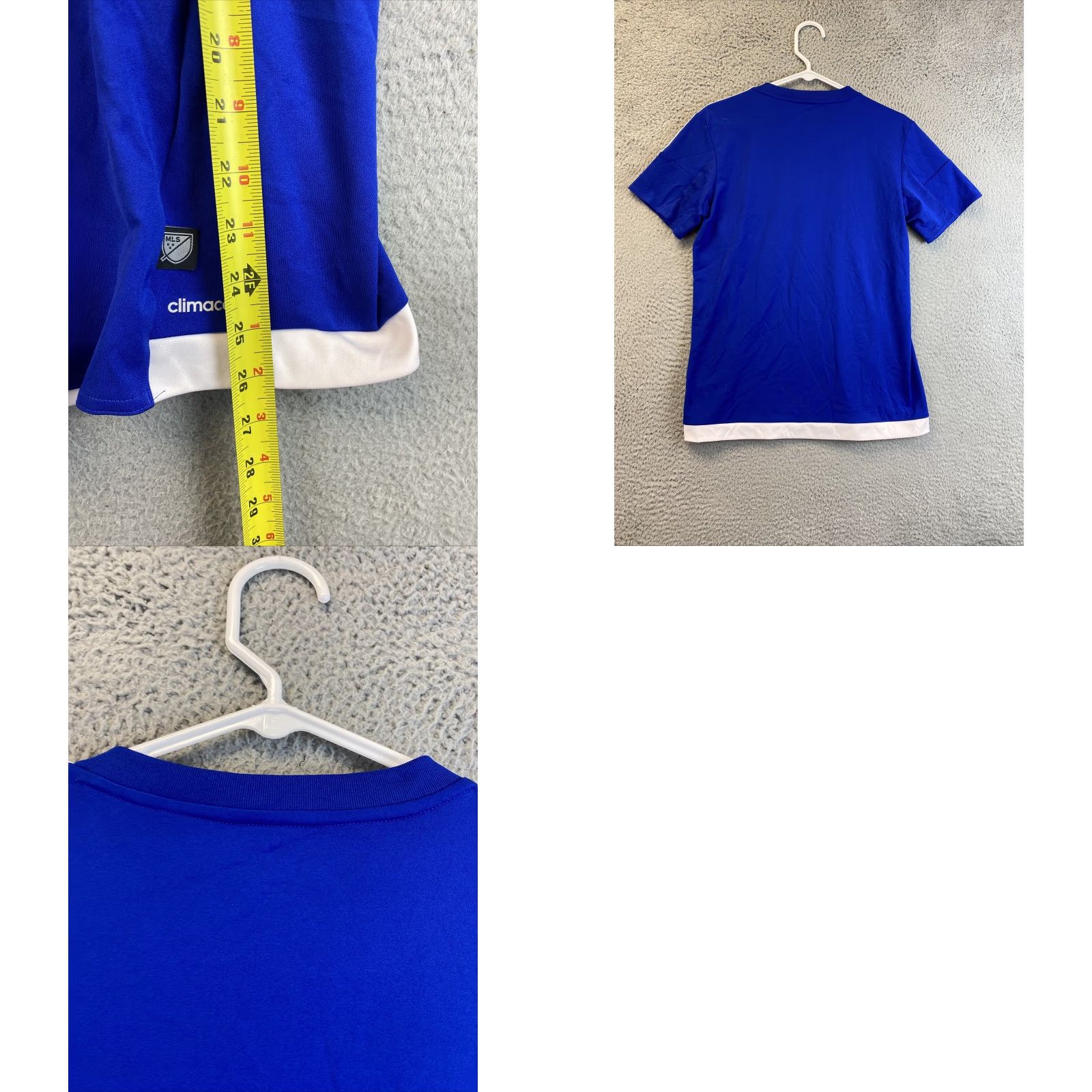 Adidas adidas T-Shirt M Blue Short Sleeve Logo Casual 93-1 Teens Boys Girls Sports Regular Vintage No Size US M / EU 48-50 / 2 - 8 Thumbnail