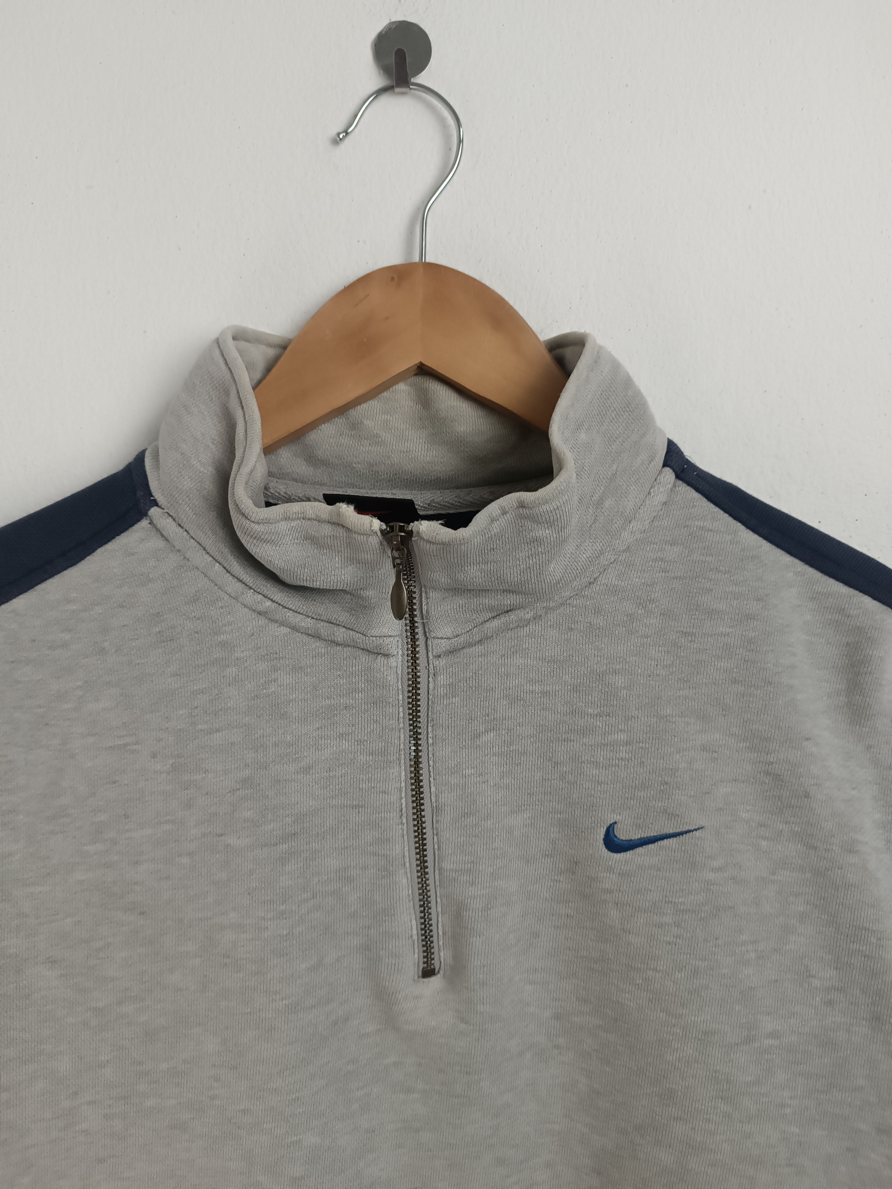Nike THRASHED FADED VINTAGE Y2K NIKE HALF ZIPPER VERY RARE Size US M / EU 48-50 / 2 - 7 Thumbnail