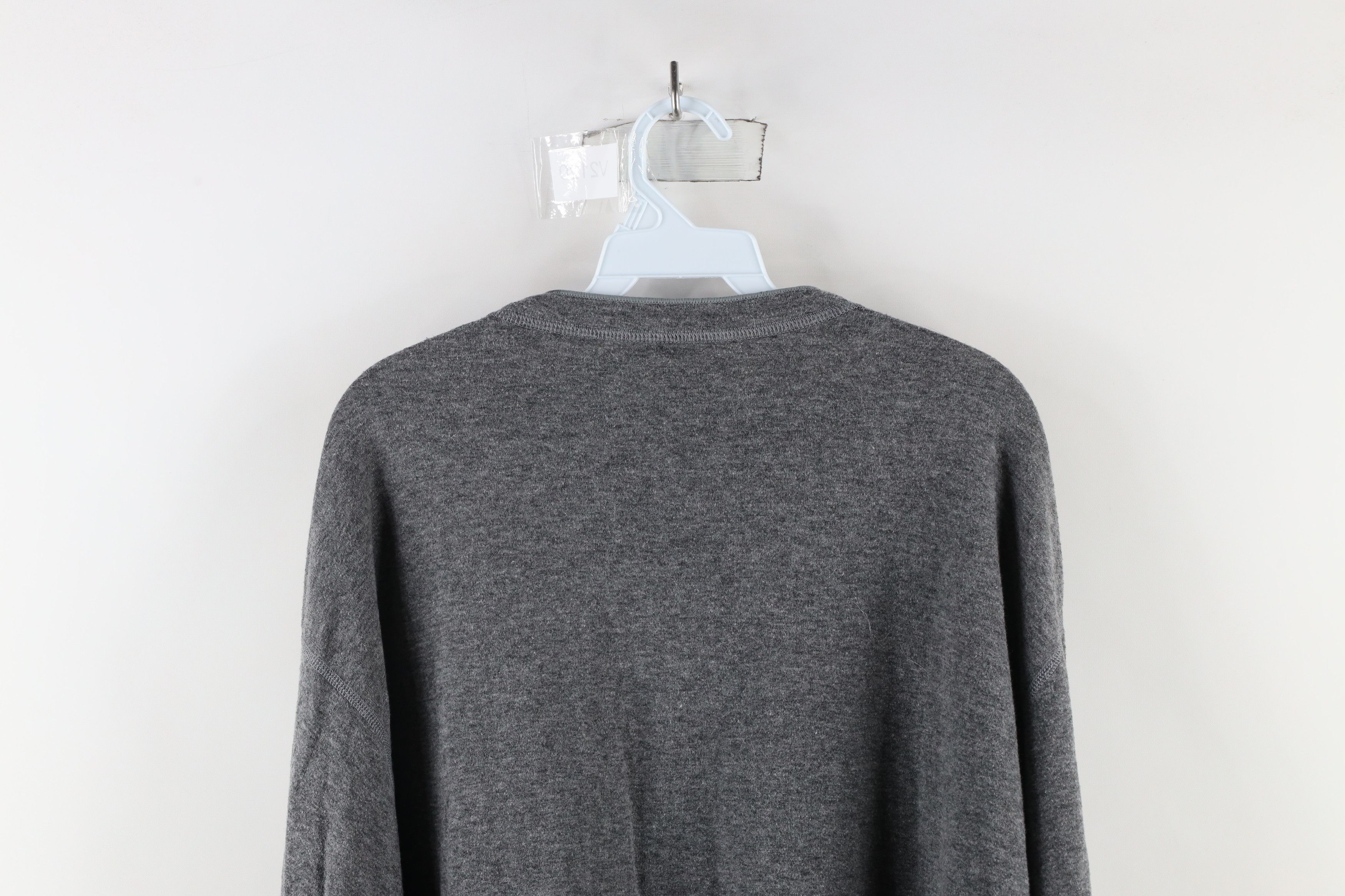 L.L. Bean × Vintage Vintage LL Bean Wool Blend Long Sleeve Henley T-Shirt Gray Size US XXL / EU 58 / 5 - 8 Thumbnail