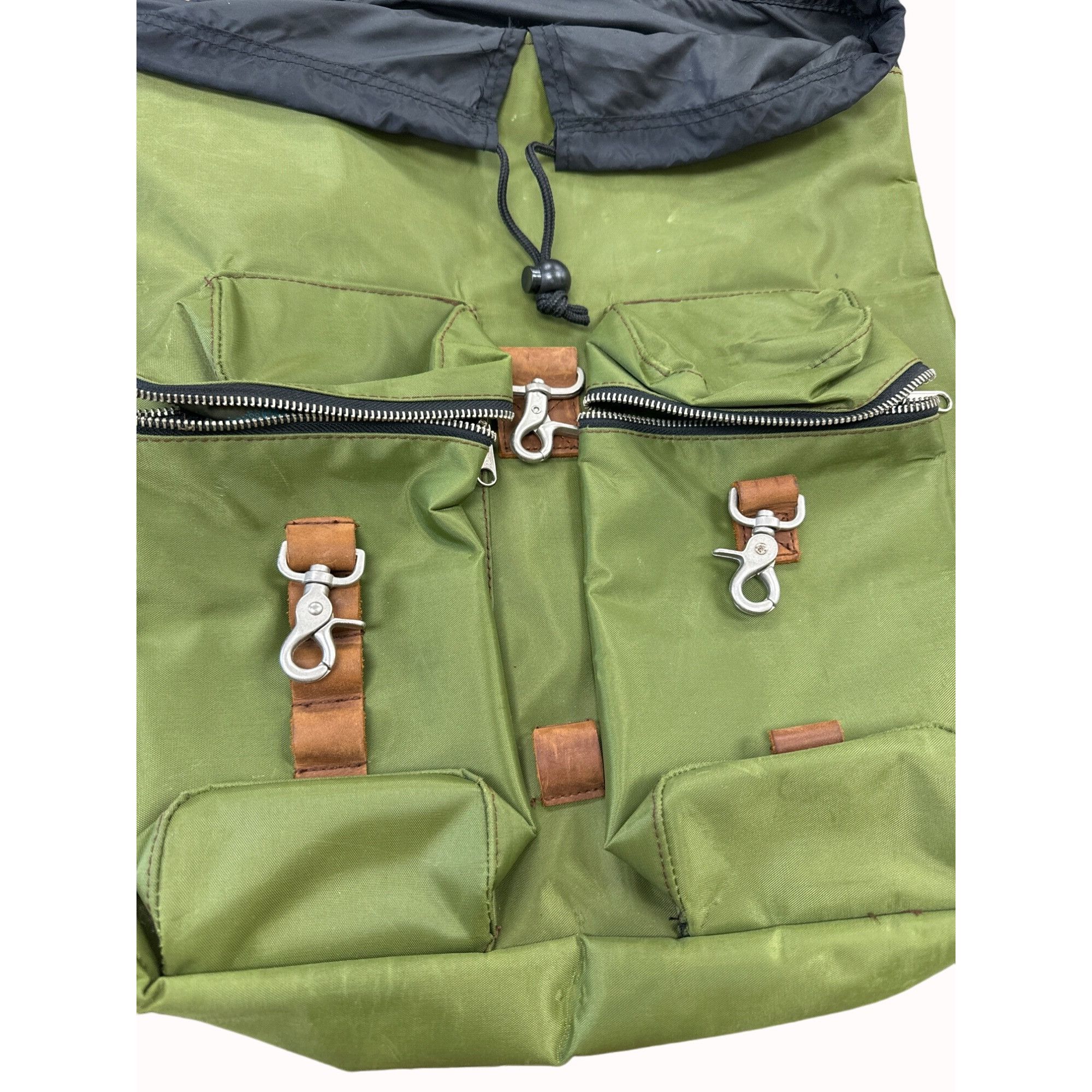 Paul Frank Paul Frank vintage 2005 green messenger back pack bag SKU 63 Size ONE SIZE - 3 Thumbnail