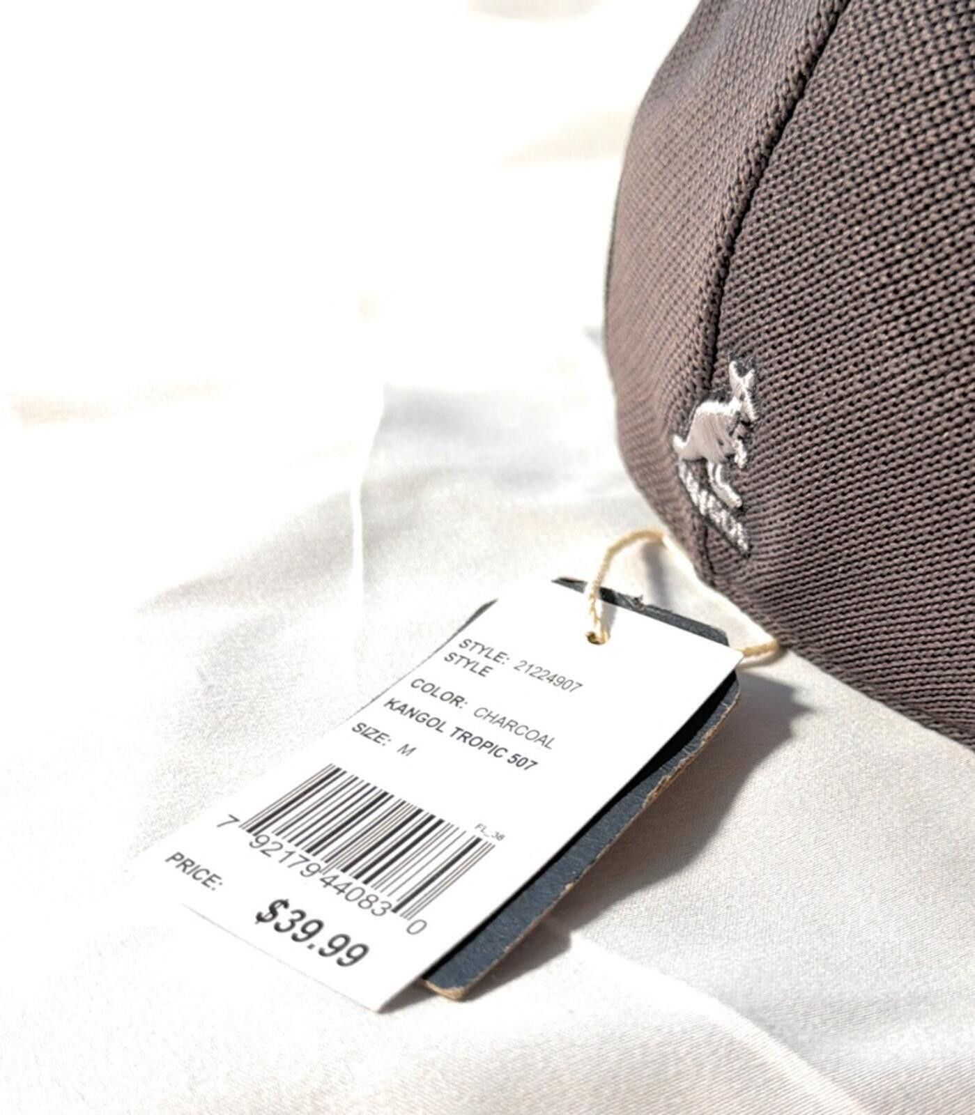 Kangol Kangol Tropic 507 Ventair Charcoal Hat Size Medium Authentic Size ONE SIZE - 3 Thumbnail
