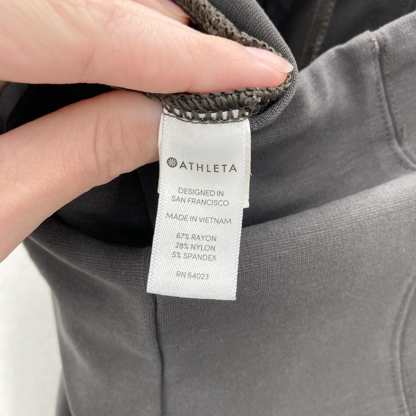 Athleta Athleta Siena Skinny Pants Womens 6 Gray Ponte Ankle Side Zip Pockets Workwear Size 28" / US 6 / IT 42 - 5 Thumbnail