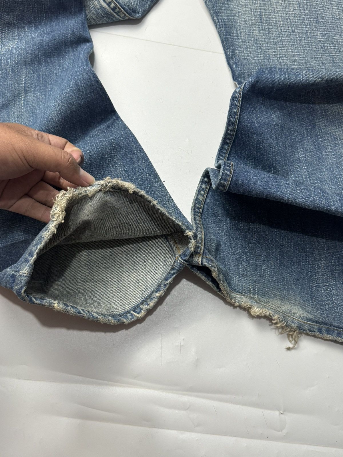 WJK Japan Mudwash Denim Flare Distressed Fuga Ifsix Goa