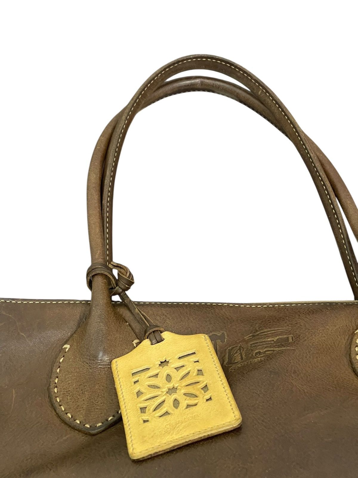 Genuine Leather Full Leather Genten Japan Tote Shoulder Bag 1🟩9 Size ONE SIZE - 13 Thumbnail