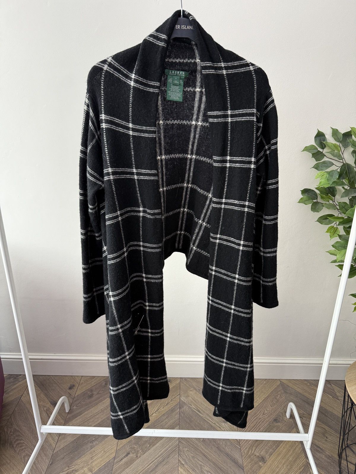 Ralph Lauren Vintage Lauren Ralph Lauren Women Plaid Open Front Cardigan Size L / US 10 / IT 46 - 1 Thumbnail