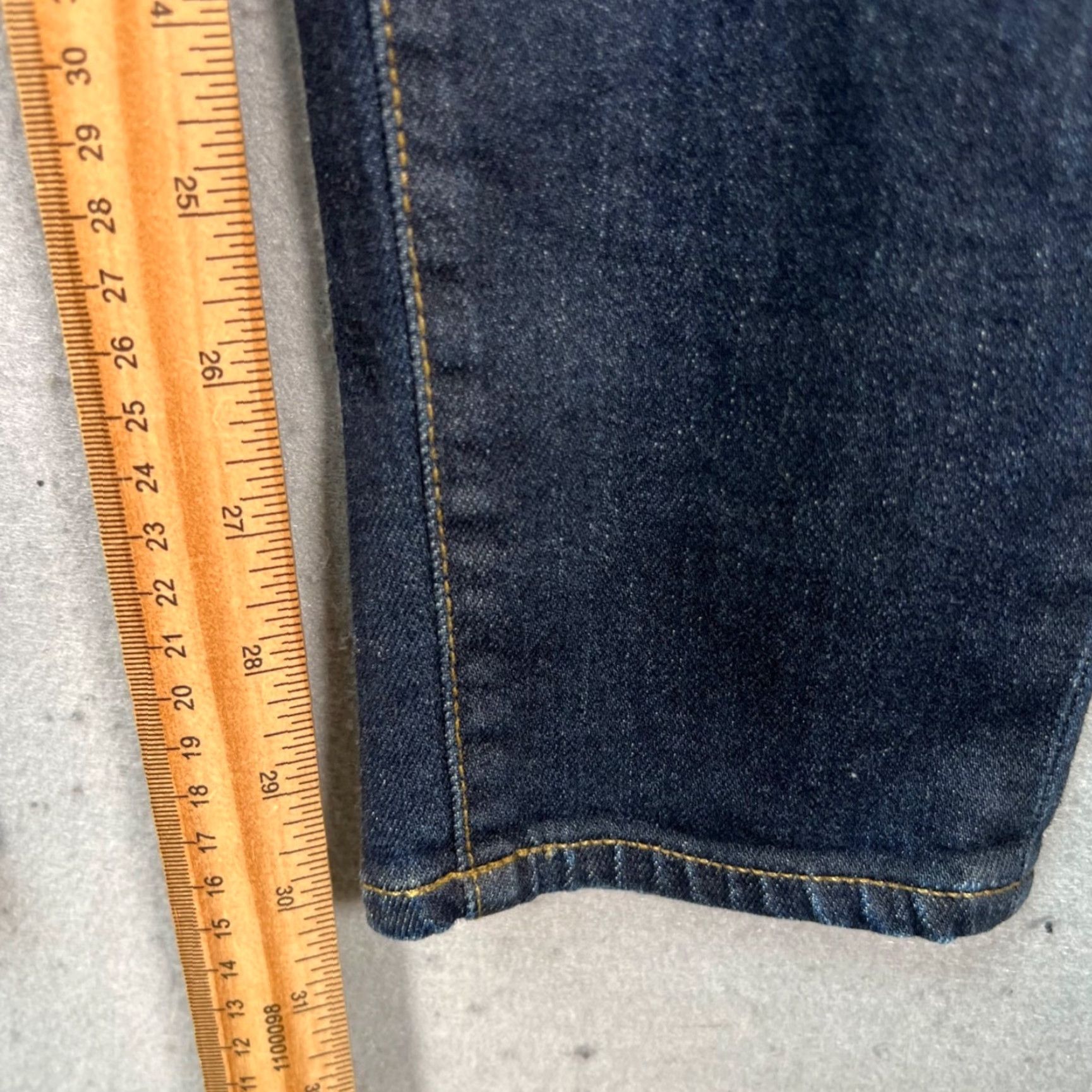 Ralph Lauren Ralph Lauren Womens Jeans Size 28 Coated Dark Wash Skinny Mid-Rise Stretch Denim Size 28" / US 6 / IT 42 - 7 Thumbnail
