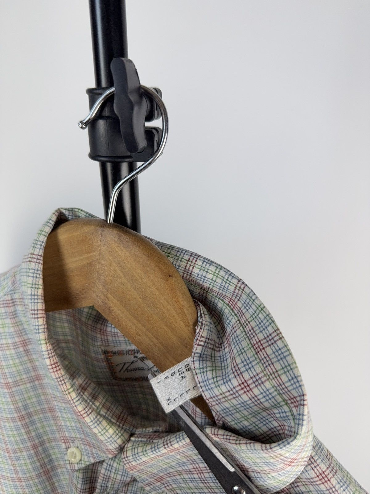 Burberry Thomas Burberry Vintage 90s Check Button-Down Shirt L-XL Size US L / EU 52-54 / 3 - 9 Thumbnail