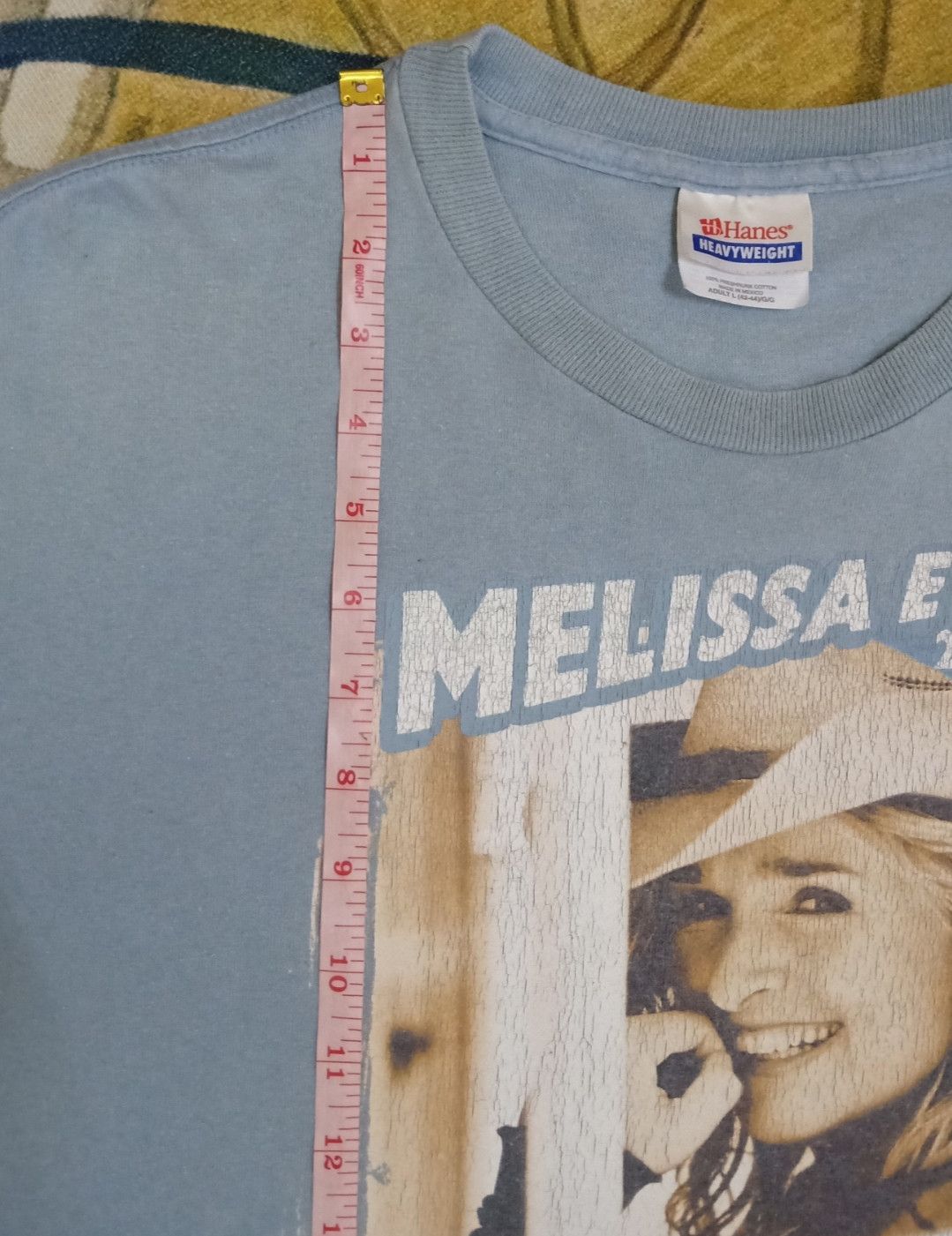 Band Tees Vintage Melissa Etheridge 2004 Tour : Get Lucky Tonight Size US L / EU 52-54 / 3 - 18 Thumbnail