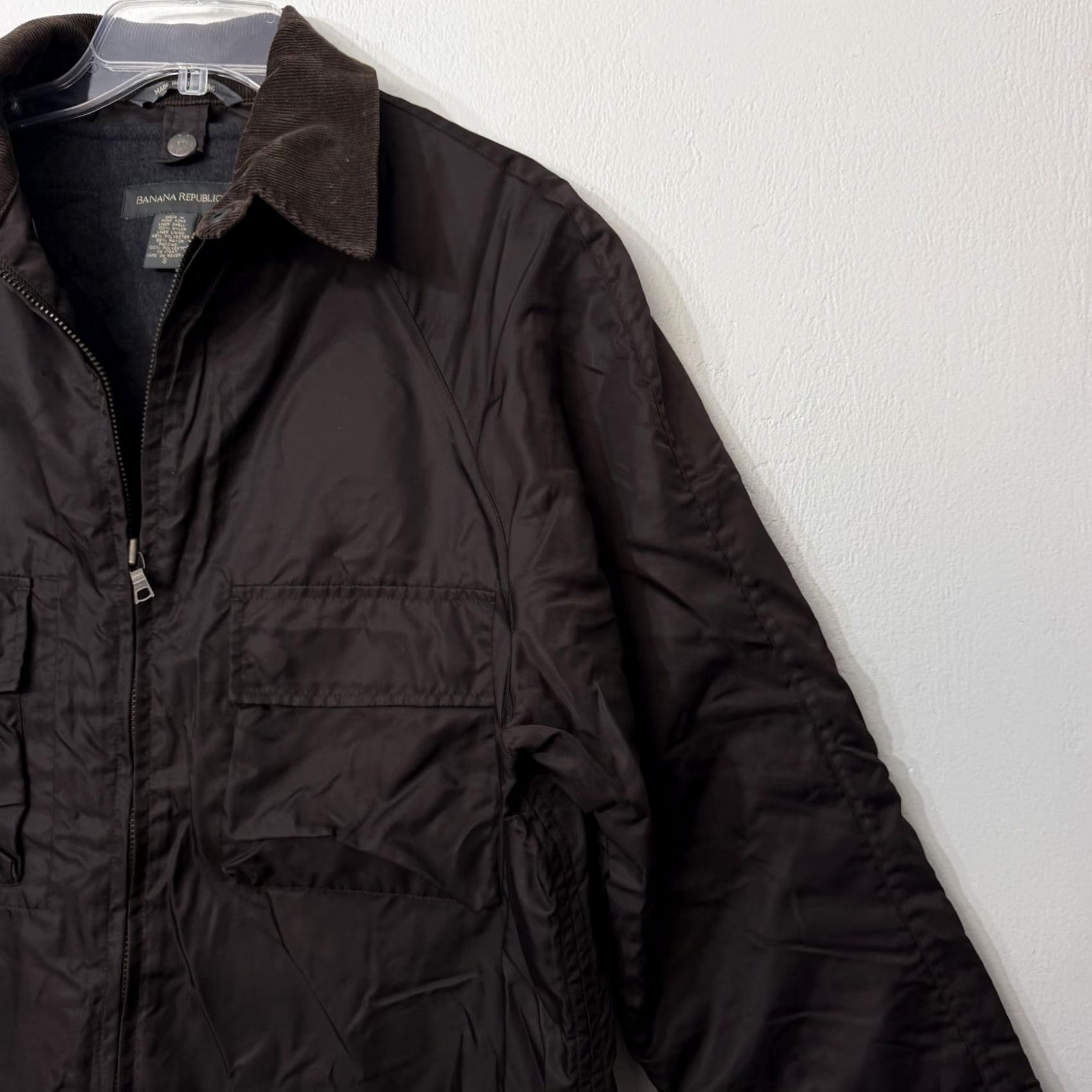 Banana Republic VINTAGE Banana Republic Coat Parka Mens Small Brown Nylon Quilted Insulated Padded Zip Full Zip Lined Pocketed Ocean? Size US S / EU 44-46 / 1 - 3 Thumbnail