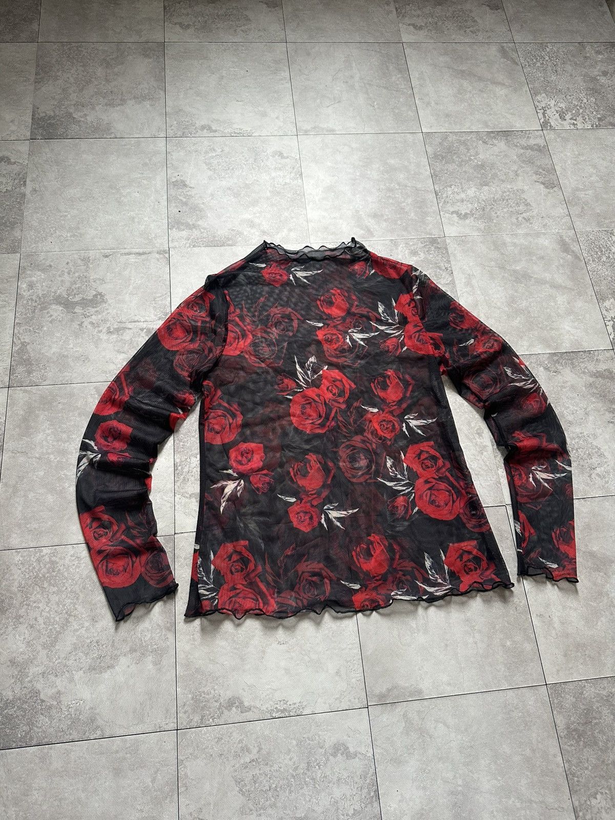 Hysteric Glamour Cute Floral Hysteric Glamour JPG Vibe Mesh Long Sleeve Size L / US 10 / IT 46 - 2 Thumbnail