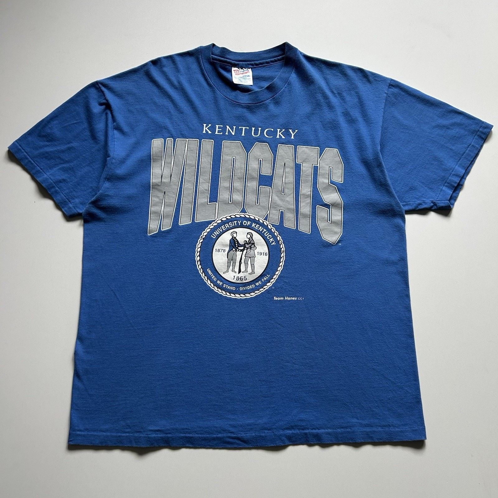 Hanes Vintage 90s Kentucky Wildcat Shirt XL University Of Kentucky Size US XL / EU 56 / 4 - 1 Thumbnail