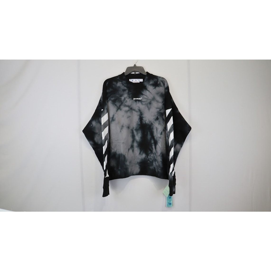 Off-White o1rshd1 Q:2 / Diag Arrow Tie Dye Skate Warm Sweatshirt Size US XL / EU 56 / 4 - 4 Thumbnail