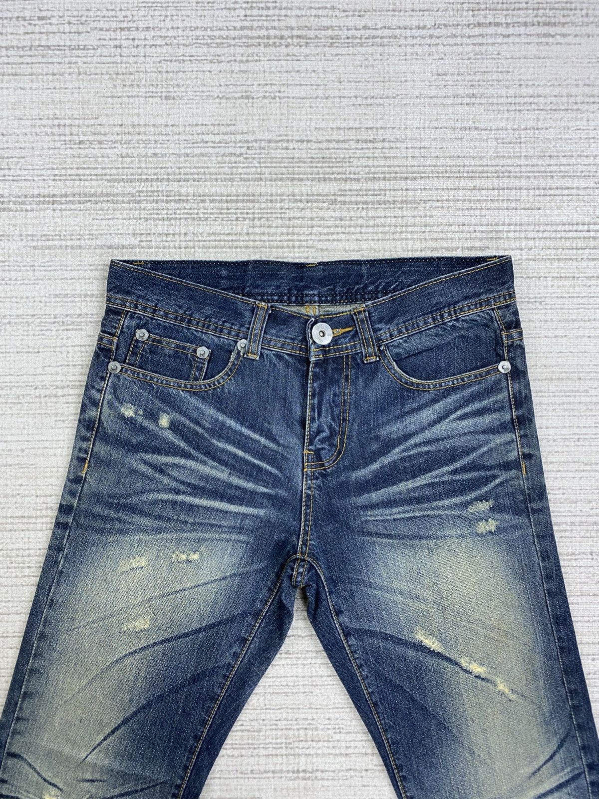 Japanese Brand × Le Grande Bleu (L.G.B.) × Vintage Vintage Five Double Four Five LGB Jeans Distressed Pants Size US 30 / EU 46 - 7 Thumbnail