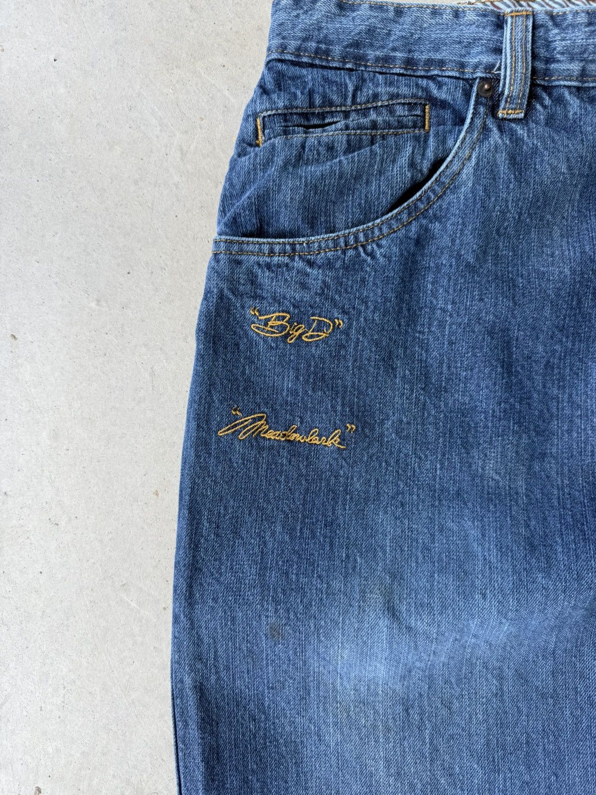 Fubu Vintage Y2K Fubu Halen Globetrotter Baggy Denim Jeans Size US 36 / EU 52 - 6 Thumbnail