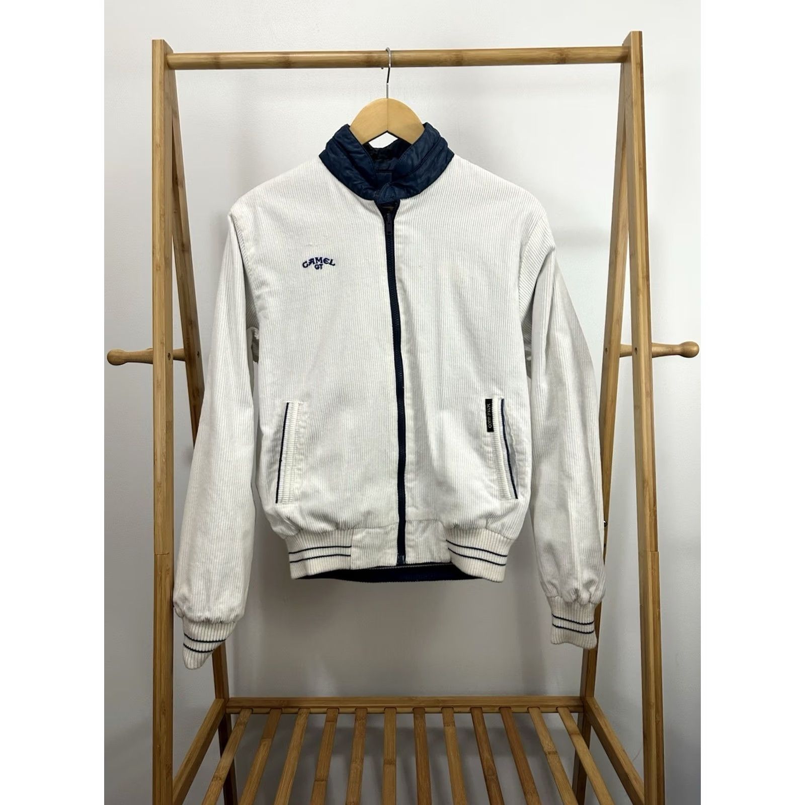 Camel RARE VTG 70s Camel GT F1 Style Auto RJR Reversible Full Zip Bomber Jacket M Blue Size US M / EU 48-50 / 2 - 3 Thumbnail