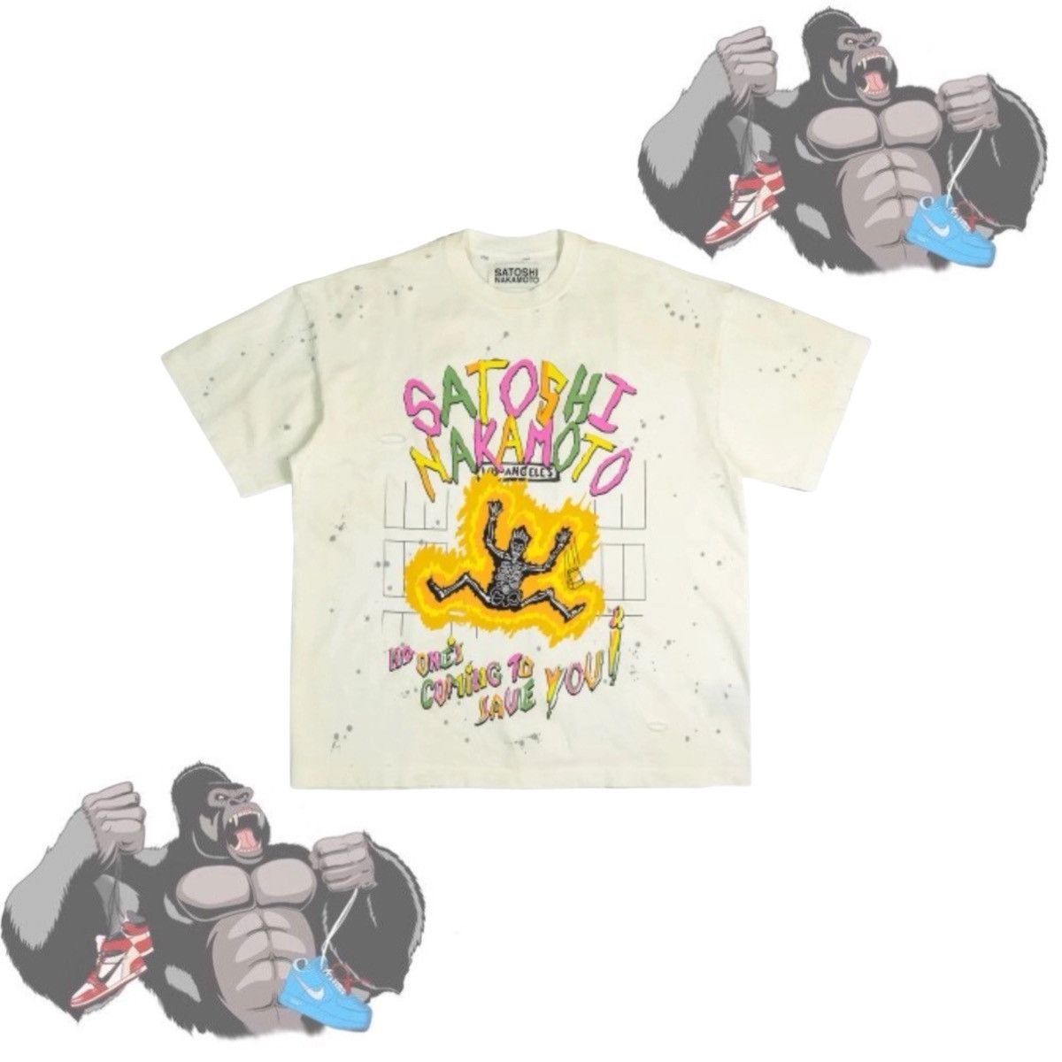 Satoshi Nakamoto Satoshi Nakamoto No Savior Tee Size US XXL / EU 58 / 5 - 1 Thumbnail
