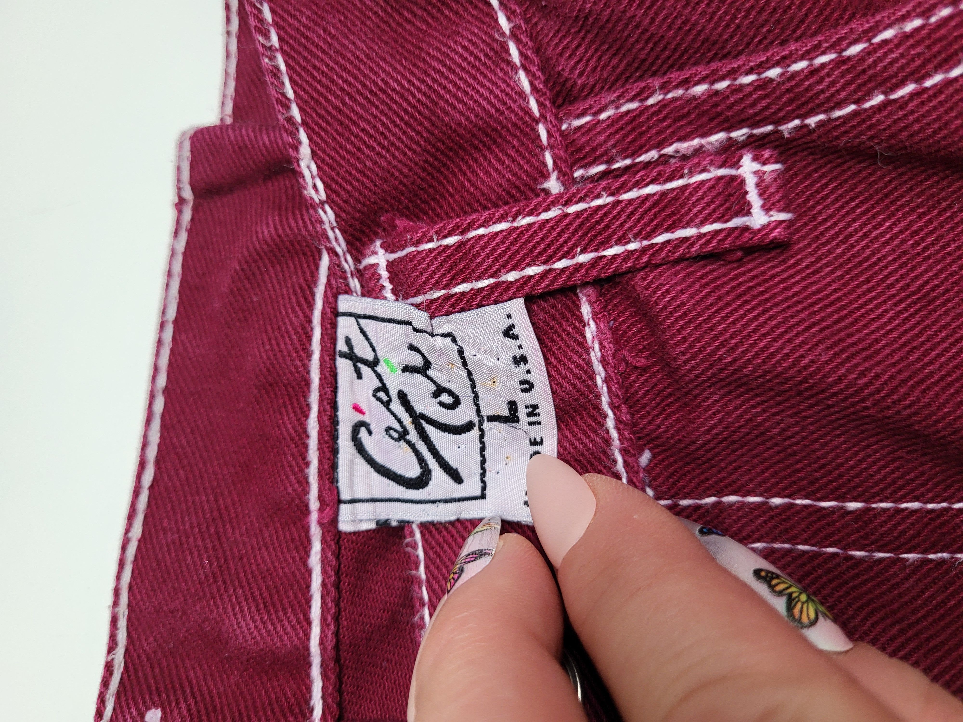 Other vintage 90s bagy rap / hip hop / skate jeans made in USA Size US 32 / EU 48 - 10 Thumbnail