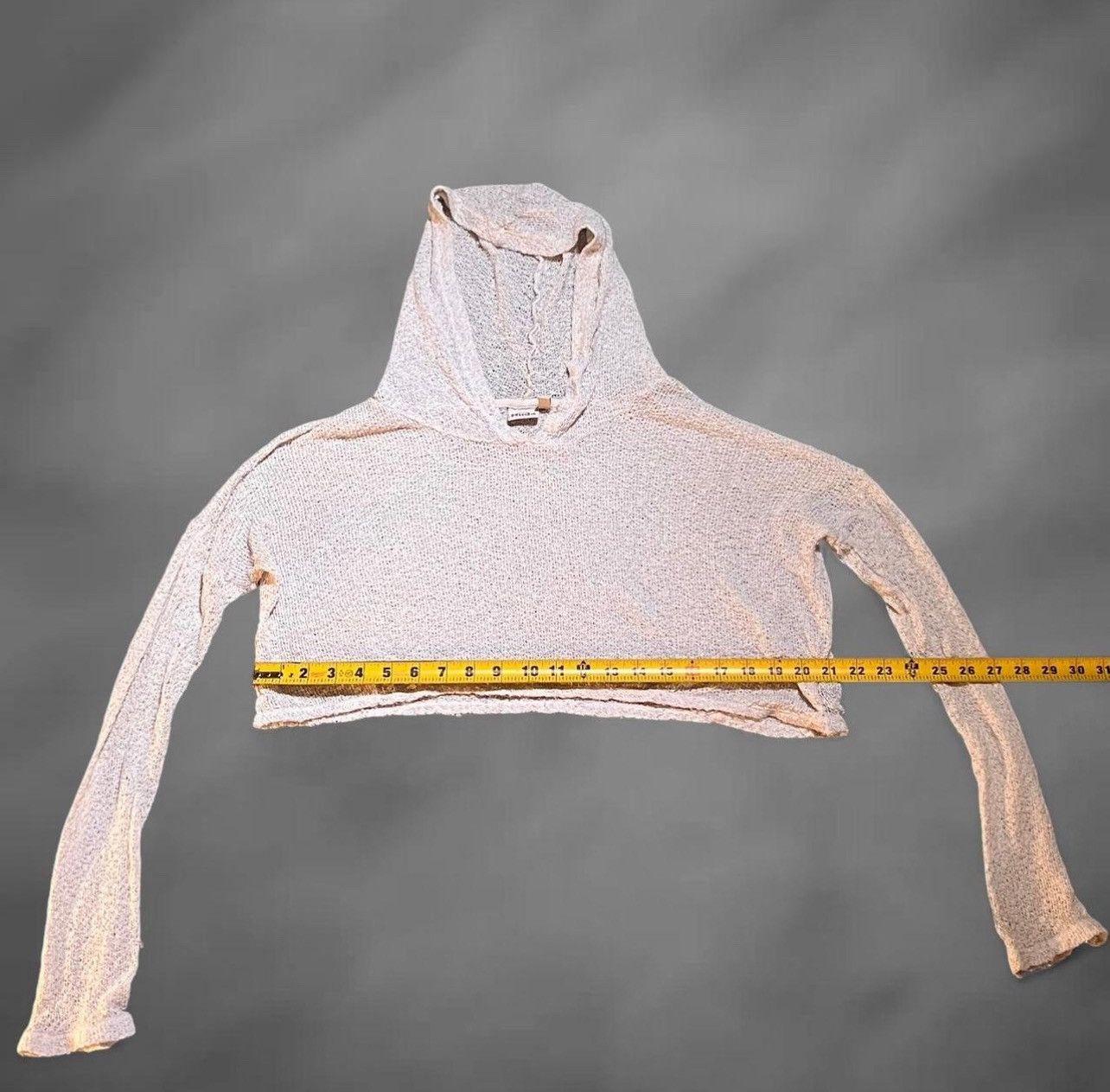 Other Medium mesh white long sleeve crop top Size L / US 10 / IT 46 - 5 Thumbnail