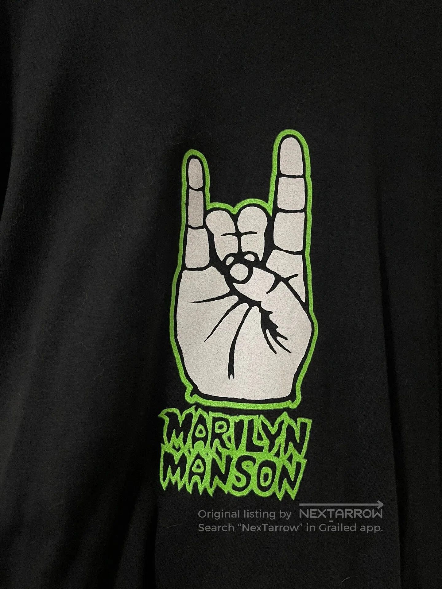 Vintage Marilyn Manson 1995 Vintage T. Size US XL / EU 56 / 4 - 3 Thumbnail