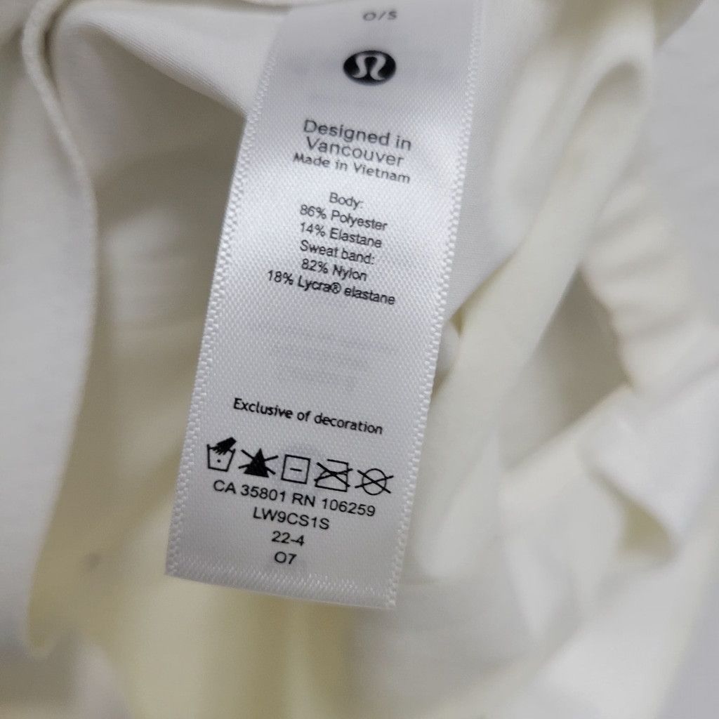 Lululemon Lululemon Women's White Polyester Spandex Blend Hat Cap One Size ONE SIZE - 8 Thumbnail