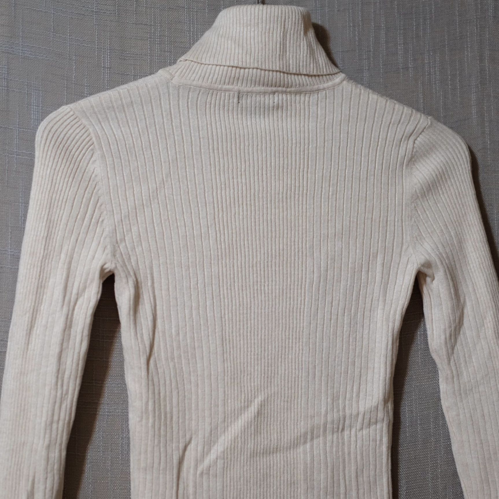 George VINTAGE Nwot! George Ivory Turtleneck Sweater Ribbed Pullover Sweater Women's S #H55-58 Size S / US 4 / IT 40 - 6 Thumbnail