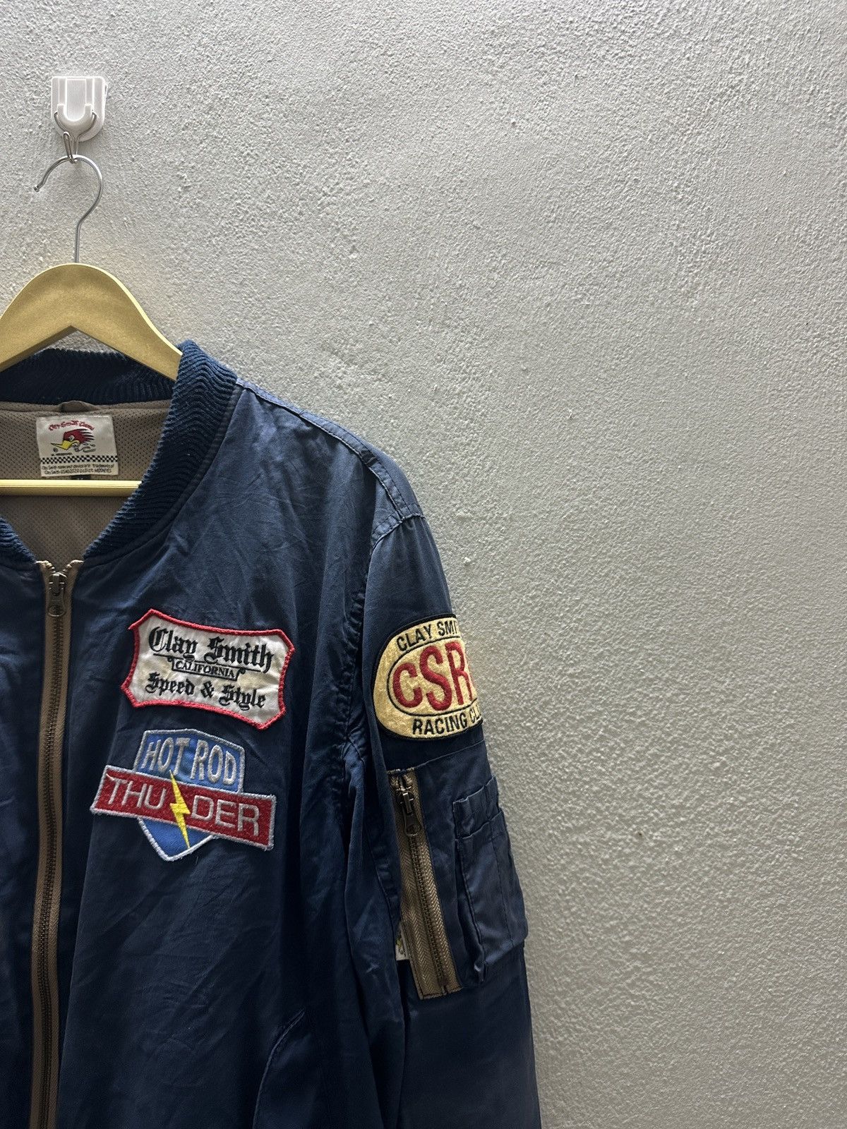 Vintage Vintage Clay Smith Hot Rod Thunder Racing Calif Jacket Size US L / EU 52-54 / 3 - 5 Thumbnail