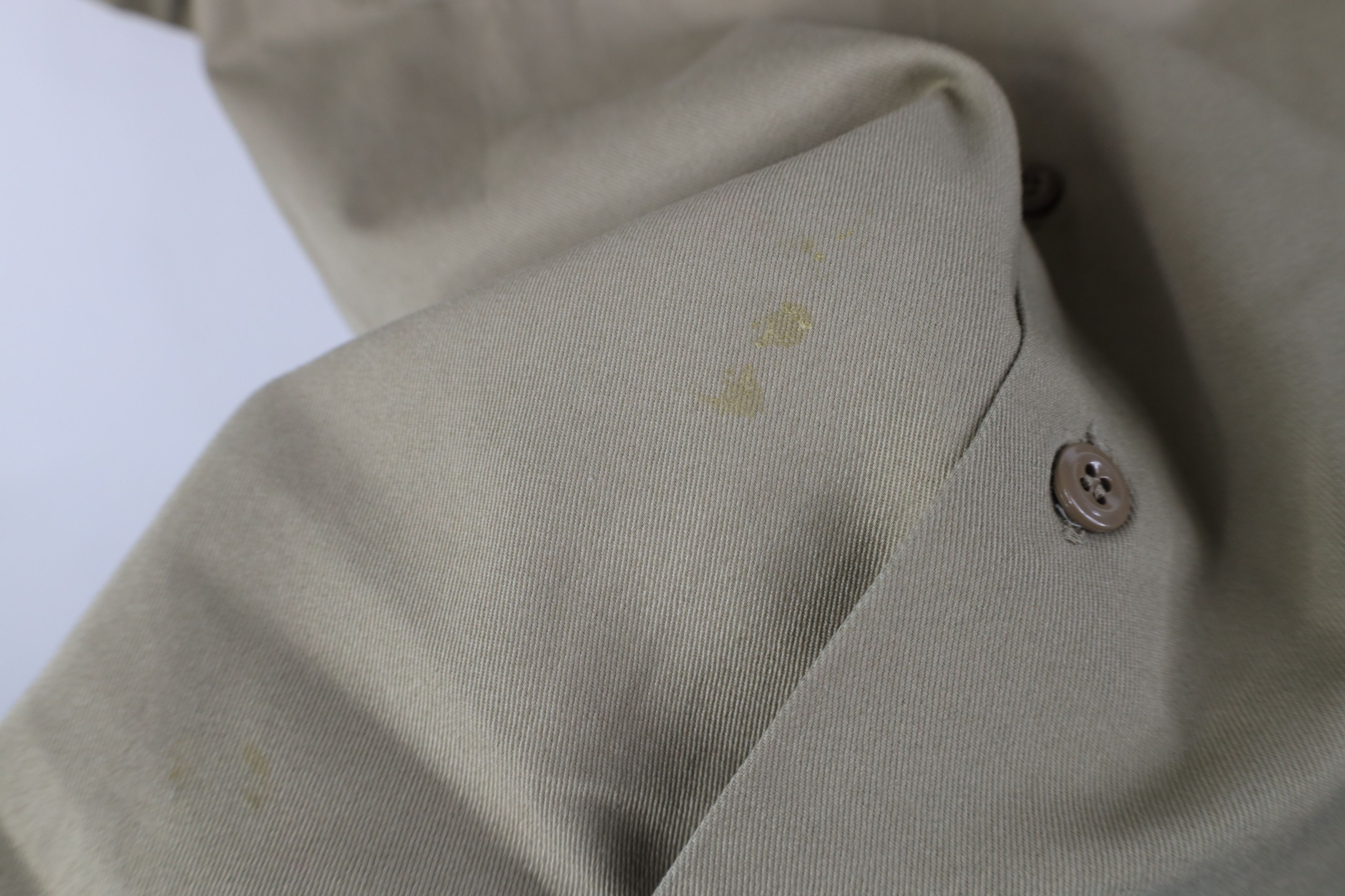 Dickies Vintage 90s Dickies Mechanic Button Shirt Khaki Brown USA Size US XL / EU 56 / 4 - 6 Thumbnail
