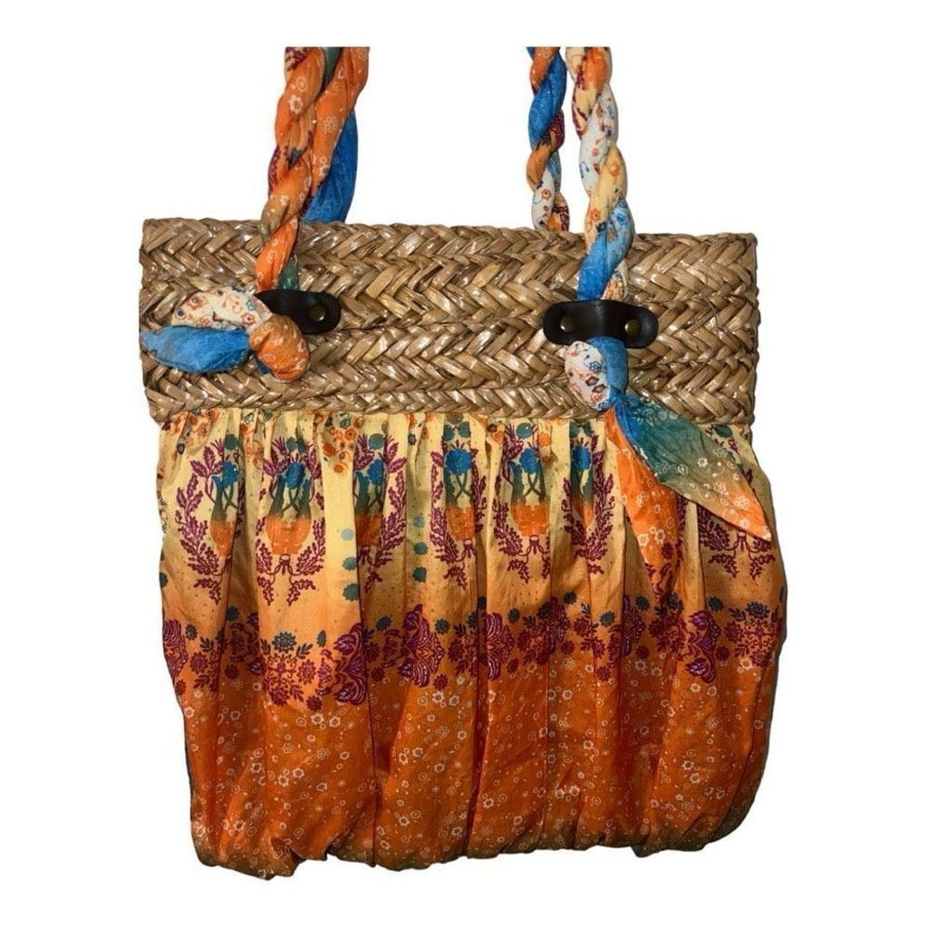 Other Cappelli Straworld Straw Purse Boho Handbag Tote Size ONE SIZE - 6 Thumbnail