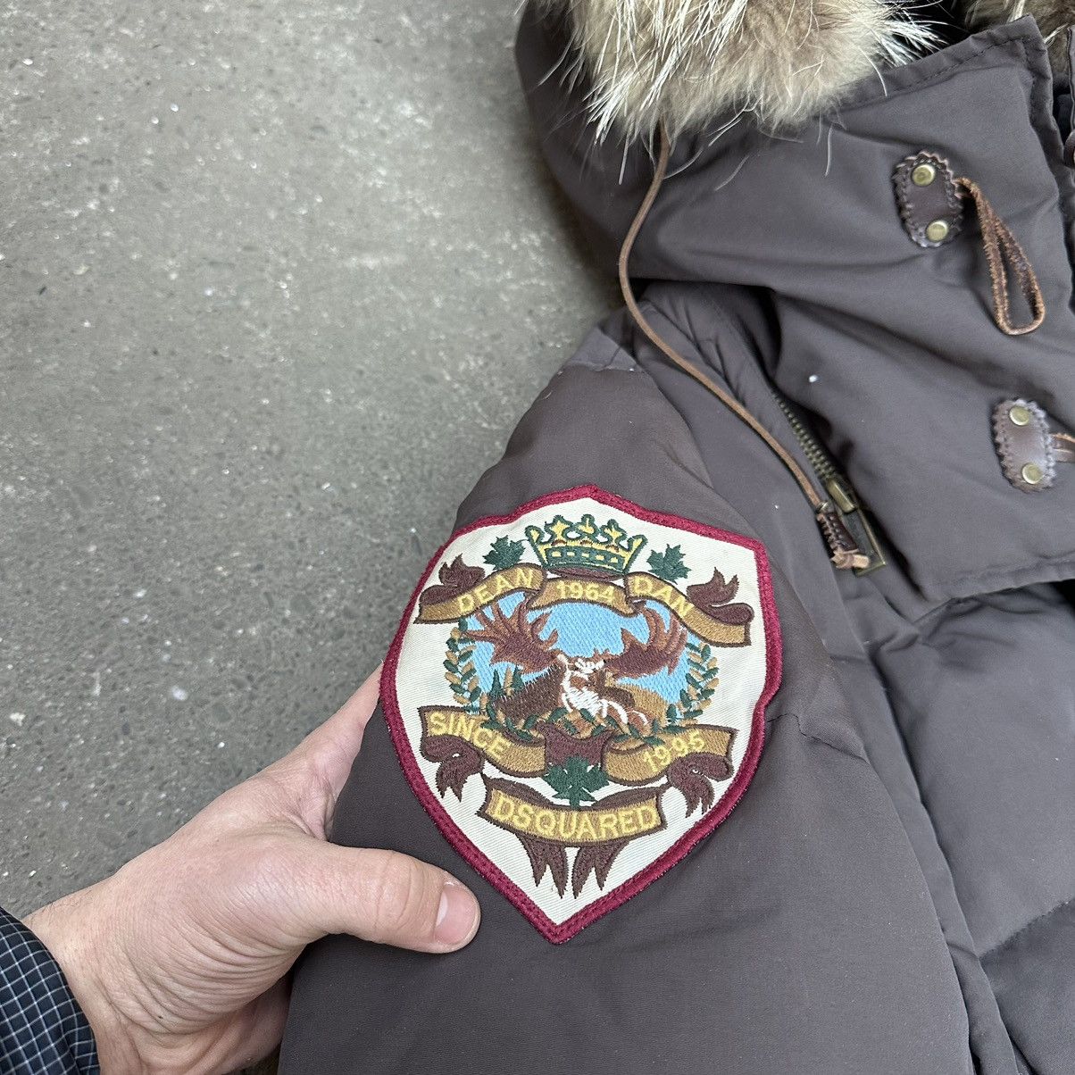 Beauty Beast Rare 2007 Dsquared 2 Racoon Real Fur Alaska Down Jacket Size US M / EU 48-50 / 2 - 14 Thumbnail