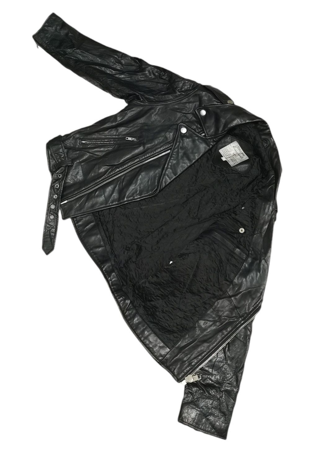 Japanese Brand Time & Tide Double Collar Leather Rider Jacket Size US M / EU 48-50 / 2 - 14 Thumbnail