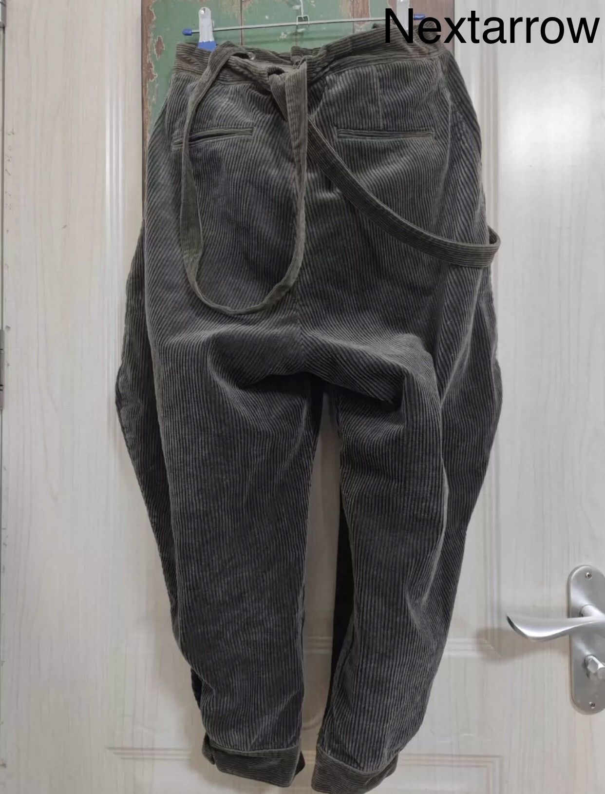Kapital Kapital retro dark green suspender corduroy horse pants Size US 30 / EU 46 - 2 Thumbnail