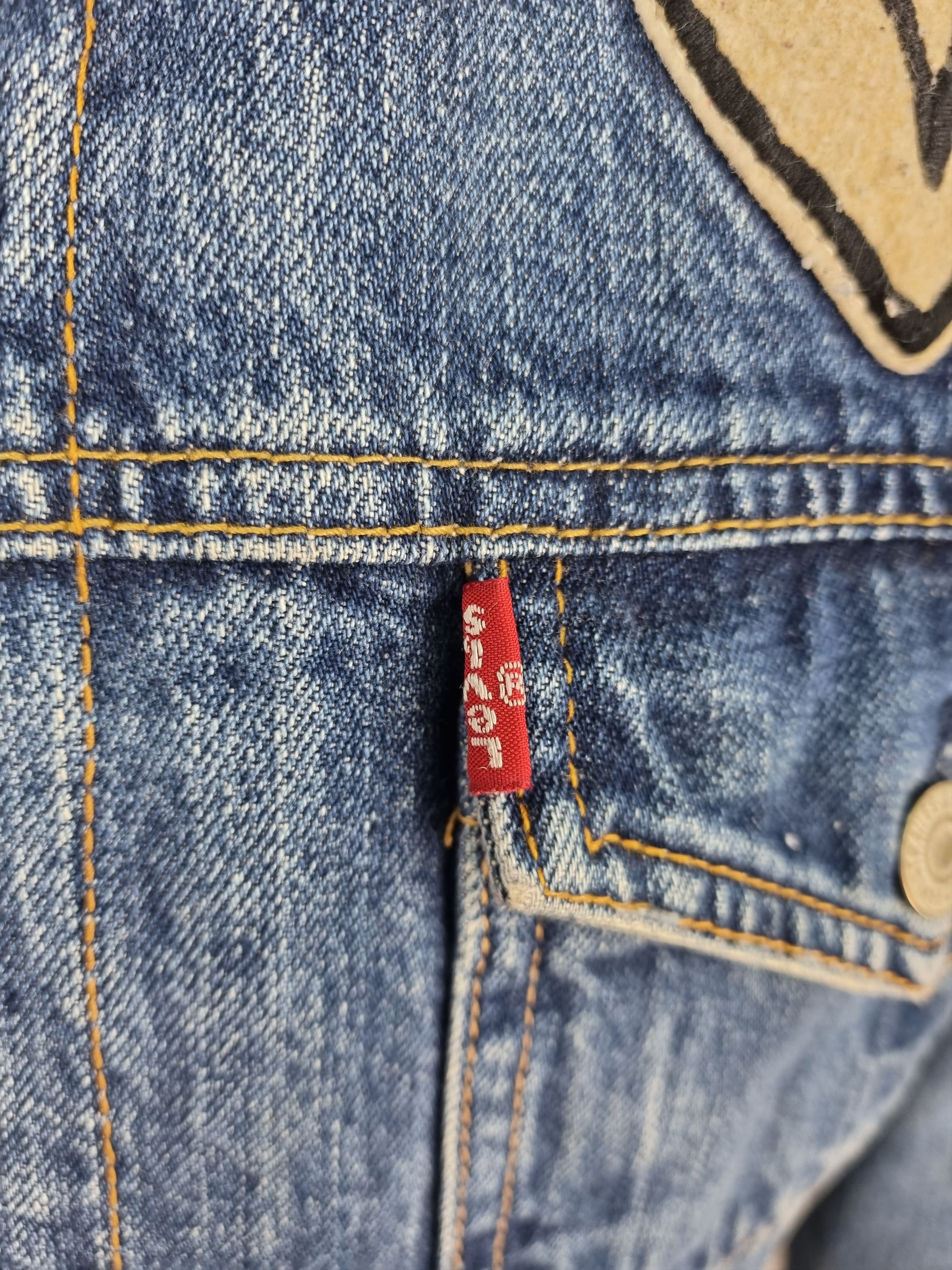 Levi's × Levi's Vintage Clothing × Vintage Distressed Faded Dirty Levi's Plaid Inside Sherpa Collar Size US M / EU 48-50 / 2 - 9 Thumbnail