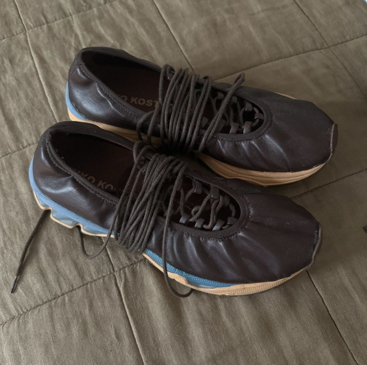 Kiko Kostadinov Kiko Kostadinov Womens Ballet Hybrid Lace Up 'Russet Brown' Size US 7 / IT 37 - 3 Thumbnail